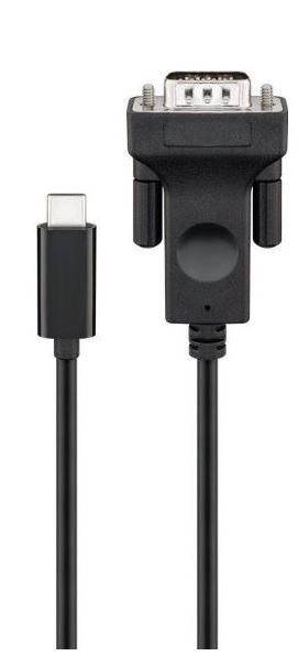 USB - C zu VGA 1.8m Schwarz USB-C - VGA 15-polig M-M