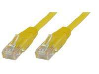 Ungeschirmtes Netzwerkkabel U/UTP CAT5e - 2 m - gelb - PVC