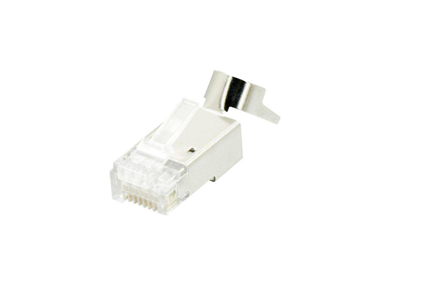 Modularer Stecker CAT7 Stecker 8P8C FTP Geschirmt 10 Stück in einem Beutel