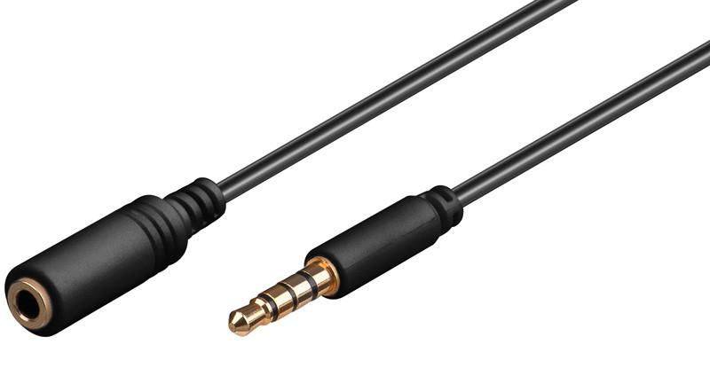 Kopfhörer-Audiokabel, 1,5 m 3,5 mm Miniklinken-Verlängerungskabel