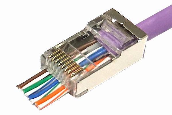 Modularer EZ-Stecker RJ45 8P8C CAT6 50Stk. FTP Geschirmt