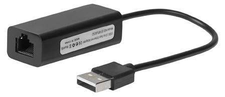 USB2.0 zu Ethernet, Schwarz Plug and Play.