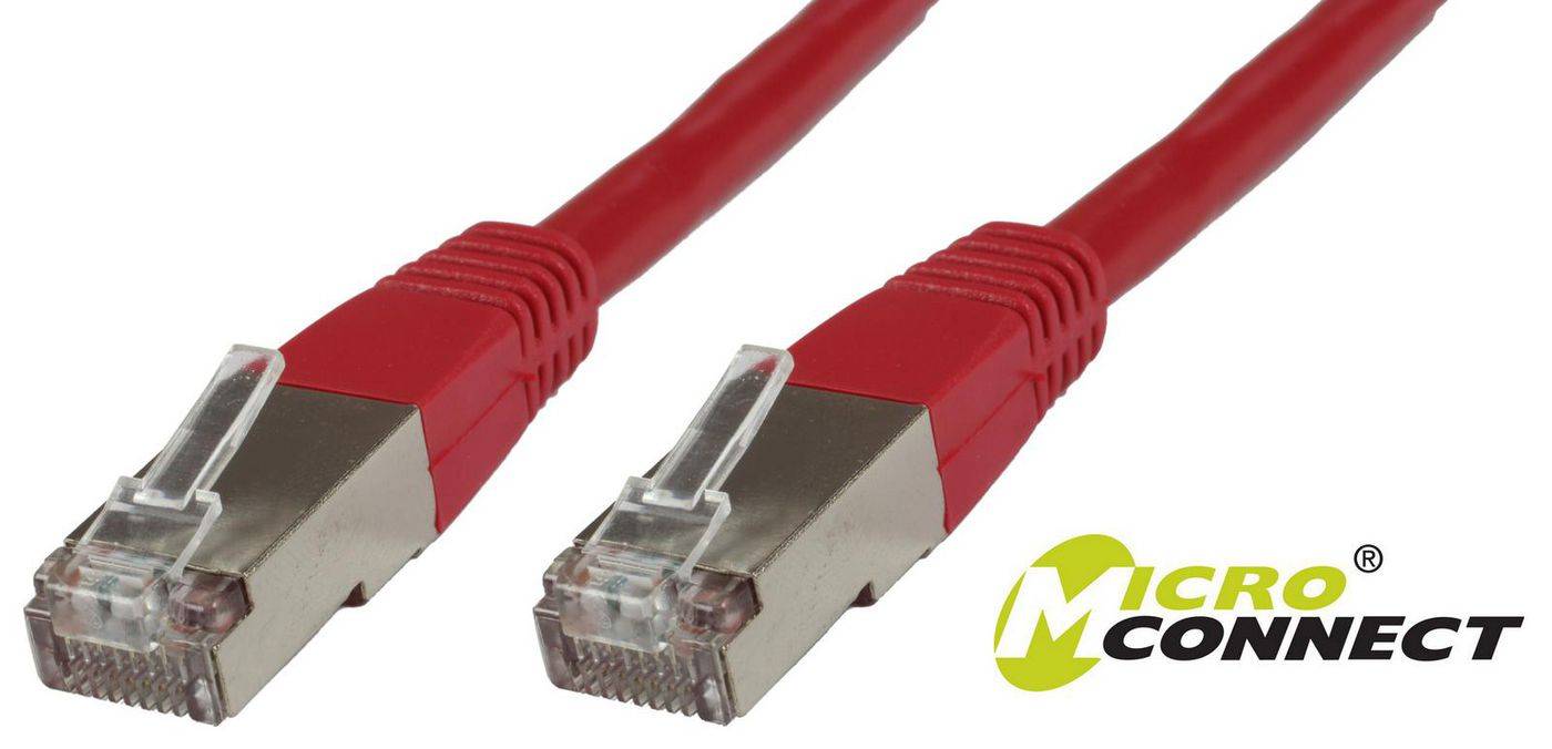 F/UTP CAT6 15m Rote PVC-Außenabschirmung : Abschirmung aus Folie
