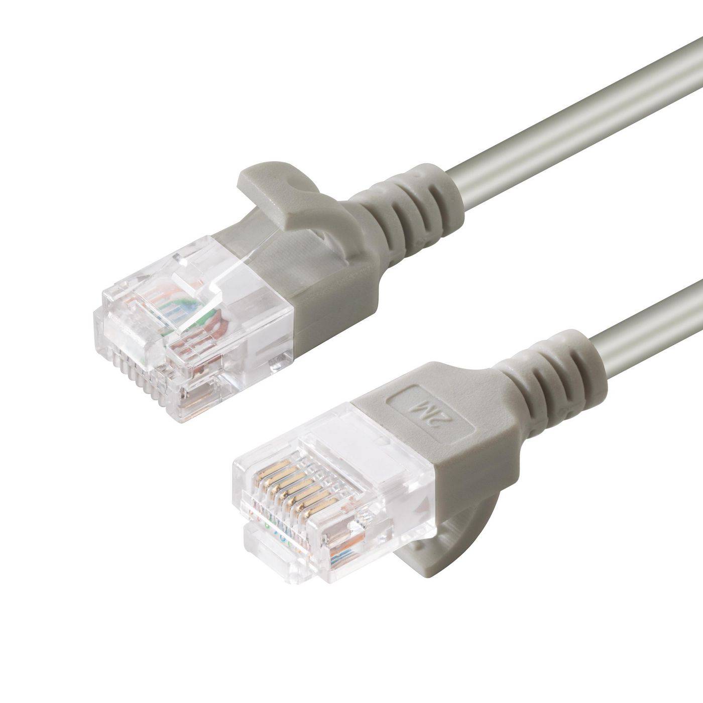 Ungeschirmtes Netzwerkkabel, U/UTP CAT6A Slim 0.25M Grau
