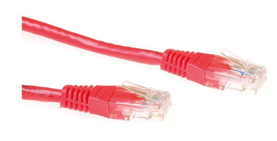 U/UTP CAT6 5M Rot PVC Hauptkarton Menge : 80Stück