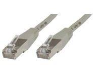 F/UTP CAT5e 0.5m Graue PVC-Außenabschirmung : Folienabschirmung