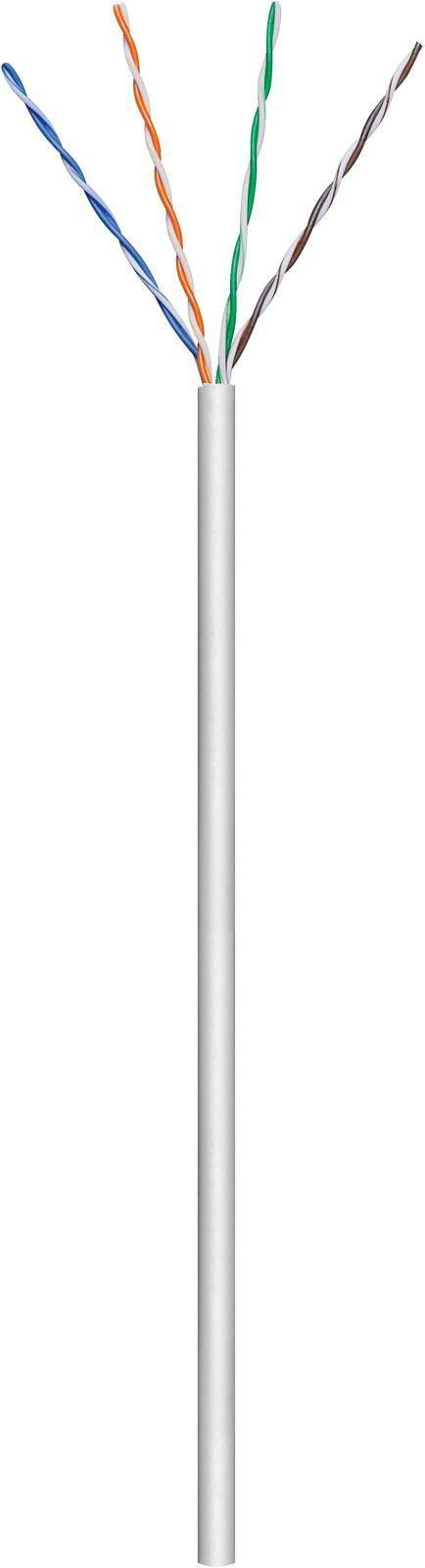 U/UTP CAT5e 305m Grau PVC verseilt, AWG 26/7, CCA