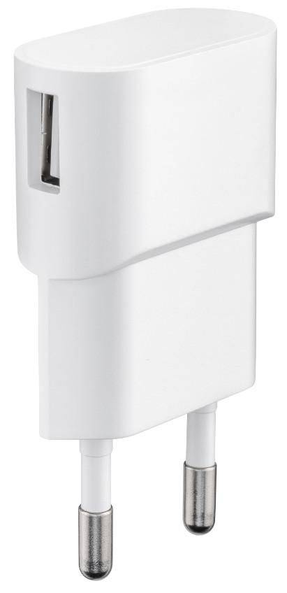 Ladegerät für Smartphones 1Amp1 USB-Anschluss, schlankes Design
