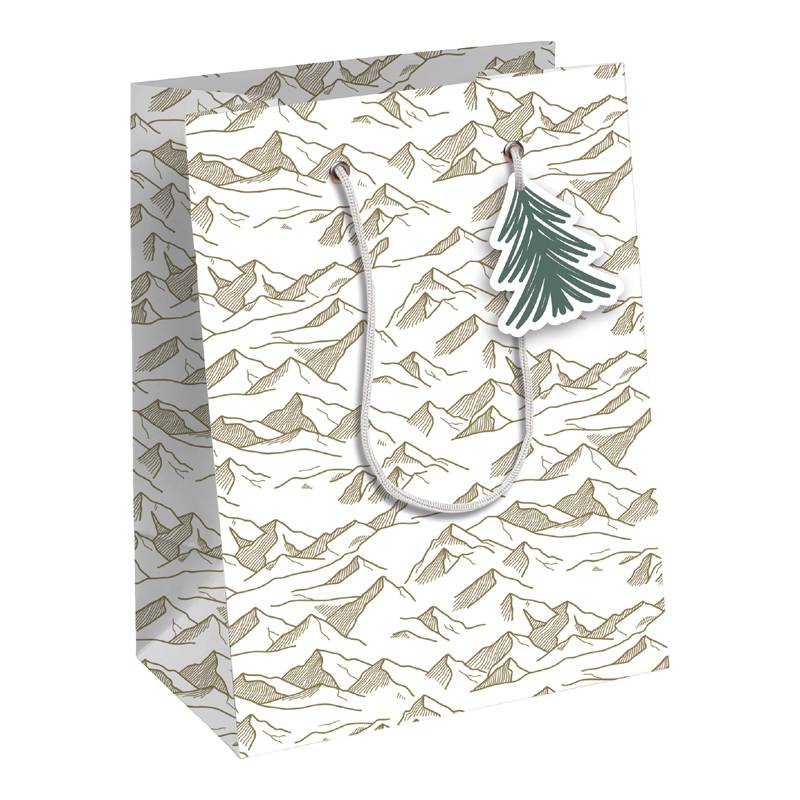 Clairefontaine Weihnachts-Geschenktüte "Altitude", klein