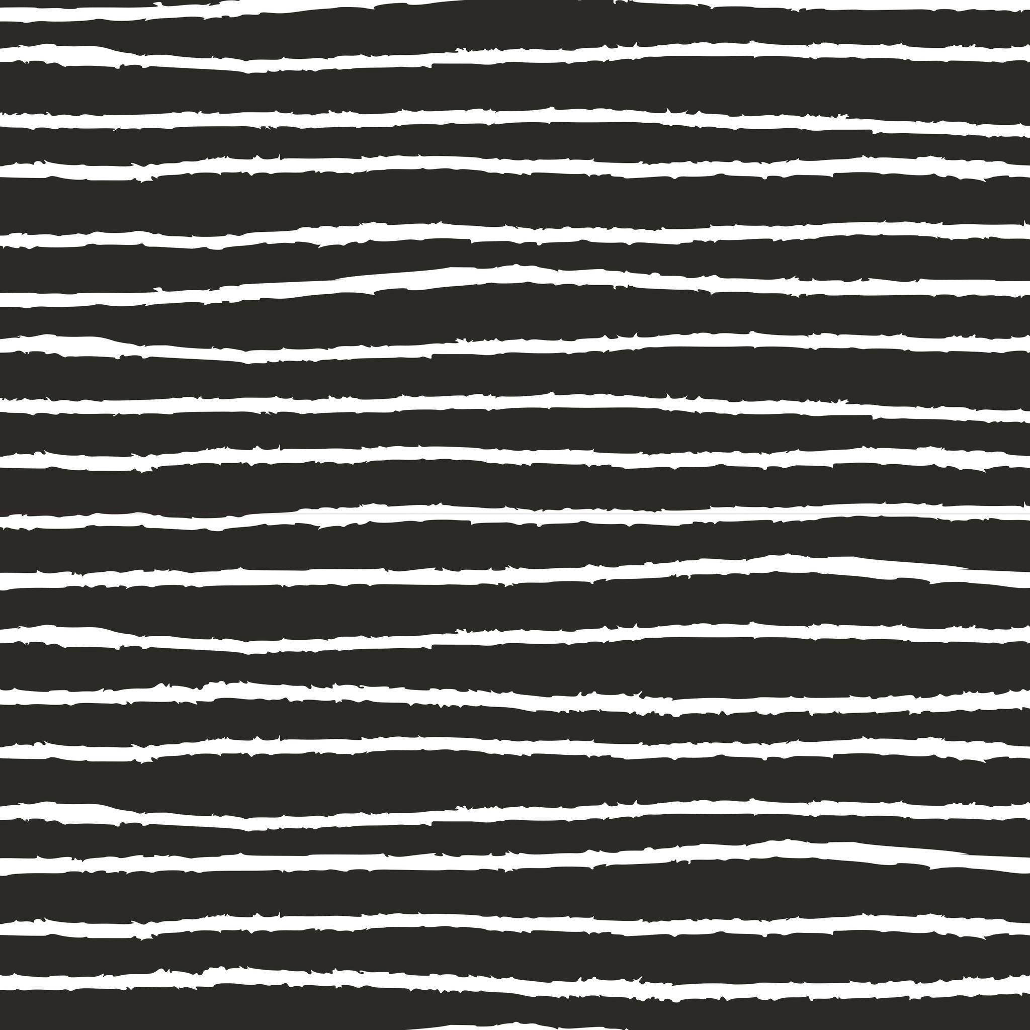 Clairefontaine Geschenkpapierrolle 50x0,70m, Streifen schwarz/weiß 211946C