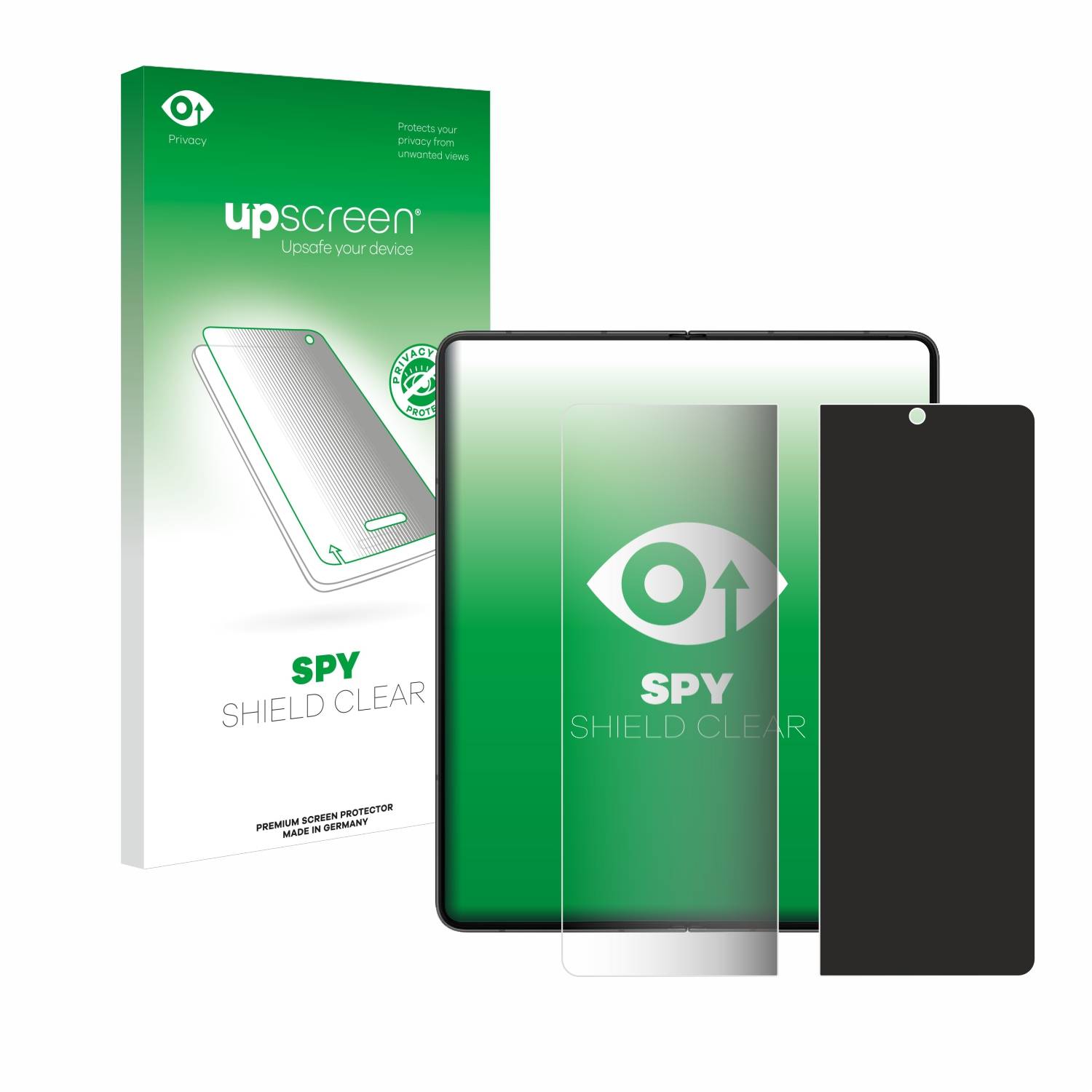 upscreen Spy Shield Sichtschutz-Folie für Samsung Galaxy Z Fold 5 (Inneres Display)