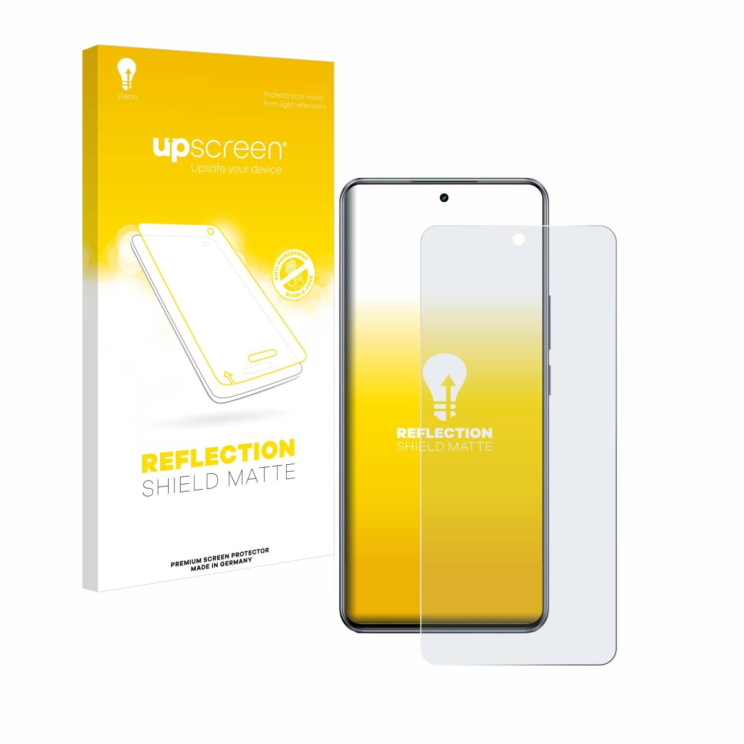 upscreen Reflection Shield Matt Schutzfolie für realme GT5