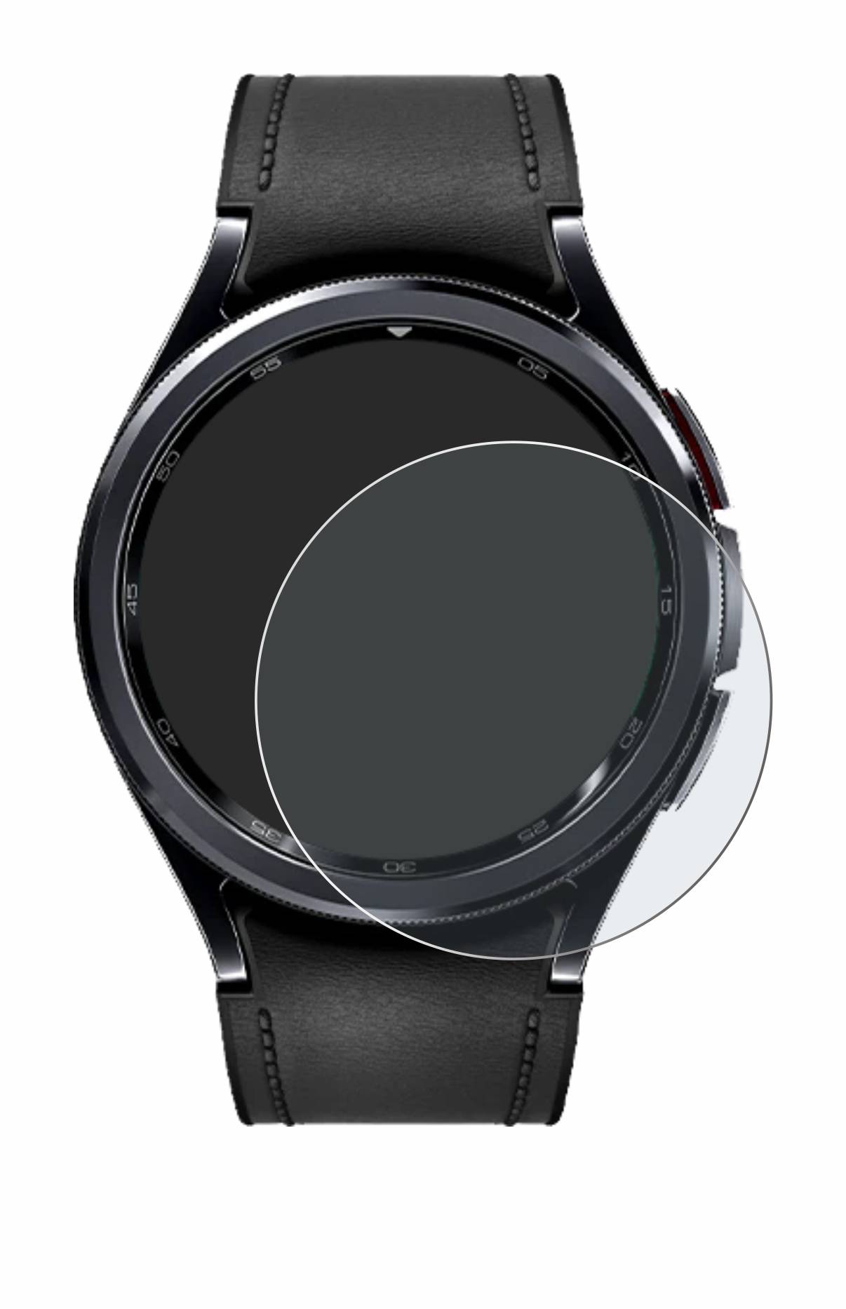 upscreen Reflection Shield Matt Schutzfolie für Samsung Galaxy Watch 6 Classic (43 mm)