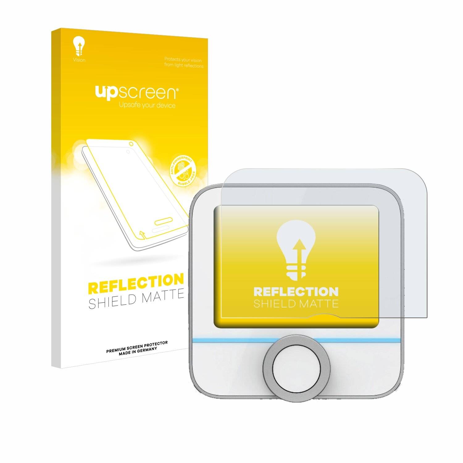 upscreen Reflection Shield Matt Schutzfolie für Bosch Smart Home 230 V (Raumthermostat