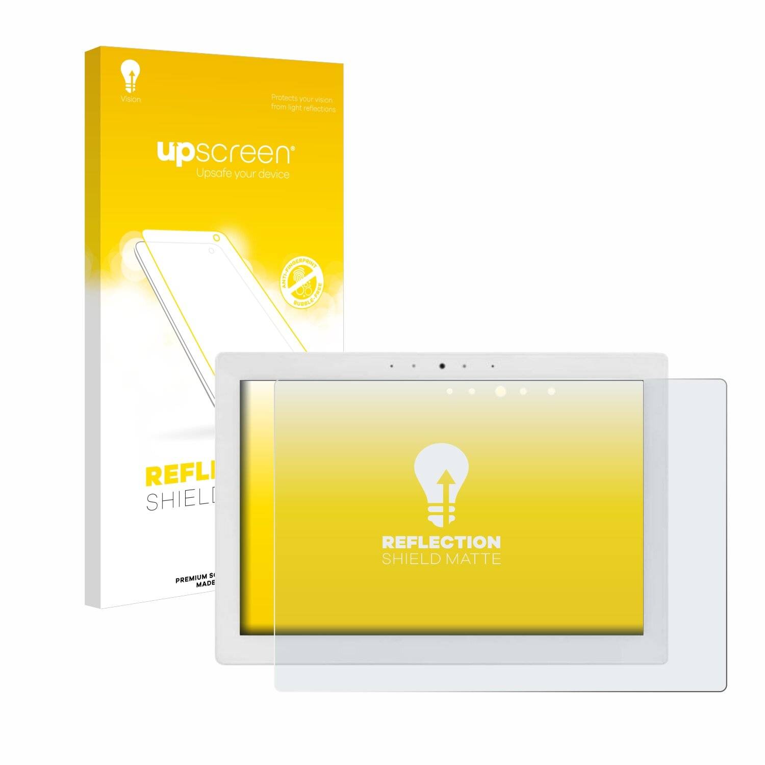 upscreen Reflection Shield Matt Schutzfolie für Control 4 T4 8 In-Wall Touchscreen