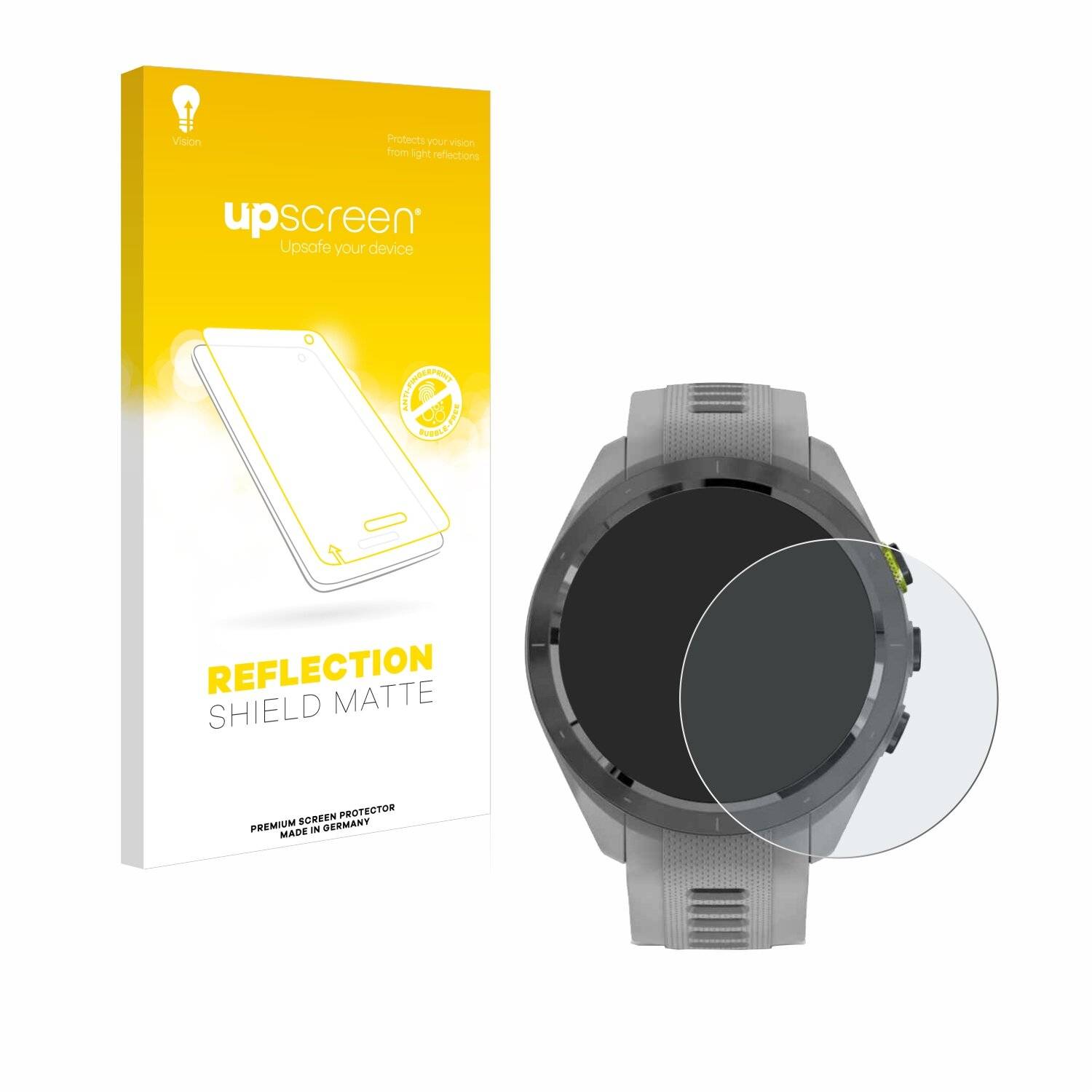 upscreen Reflection Shield Matt Schutzfolie für Garmin Approach S70 (42