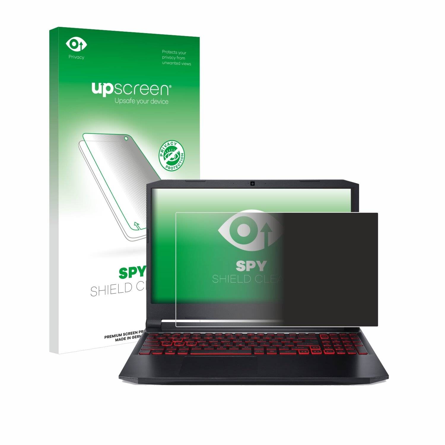 upscreen Spy Shield Sichtschutz-Folie für Acer Nitro 5 Gaming