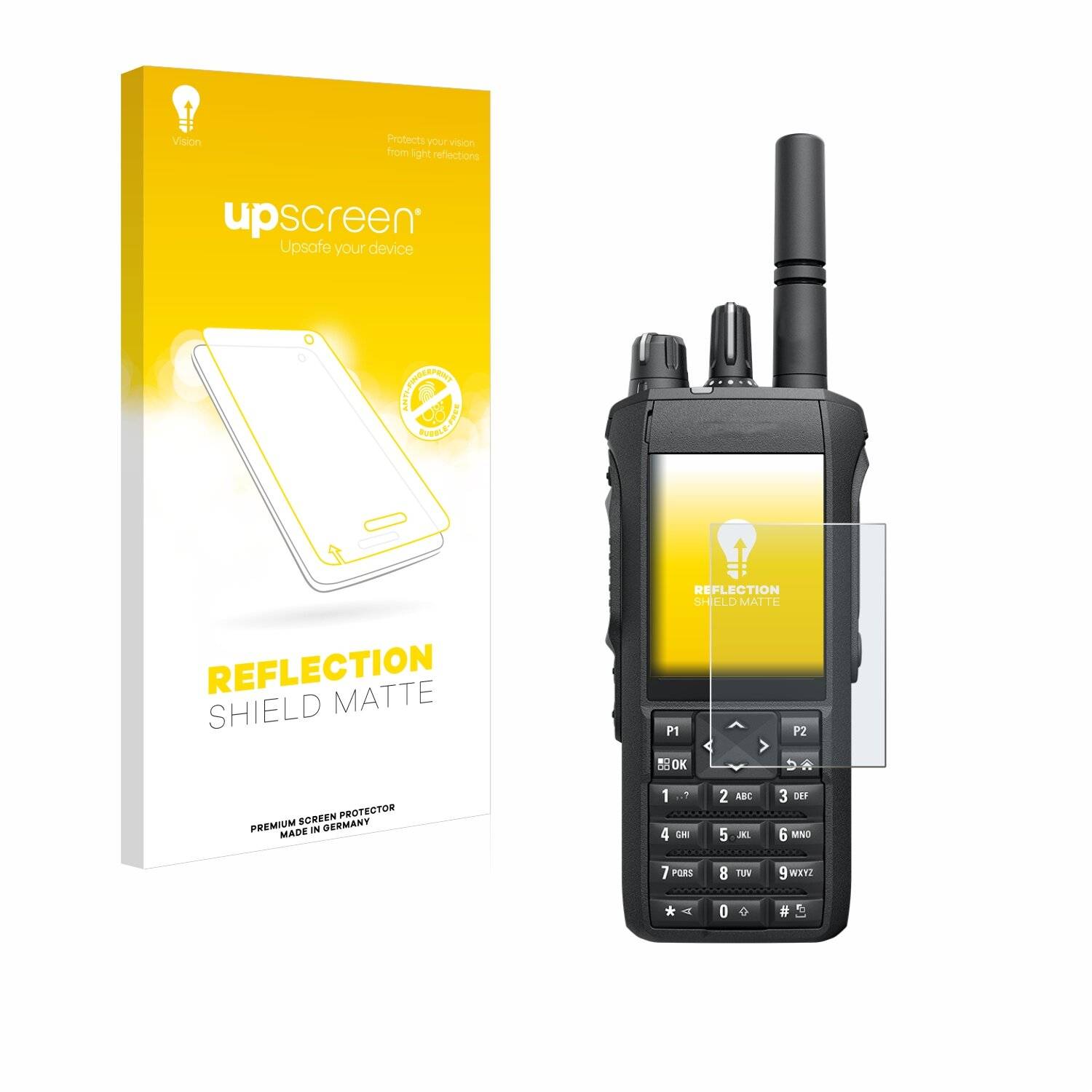 upscreen Reflection Shield Matt Schutzfolie für Motorola Mototrbo
