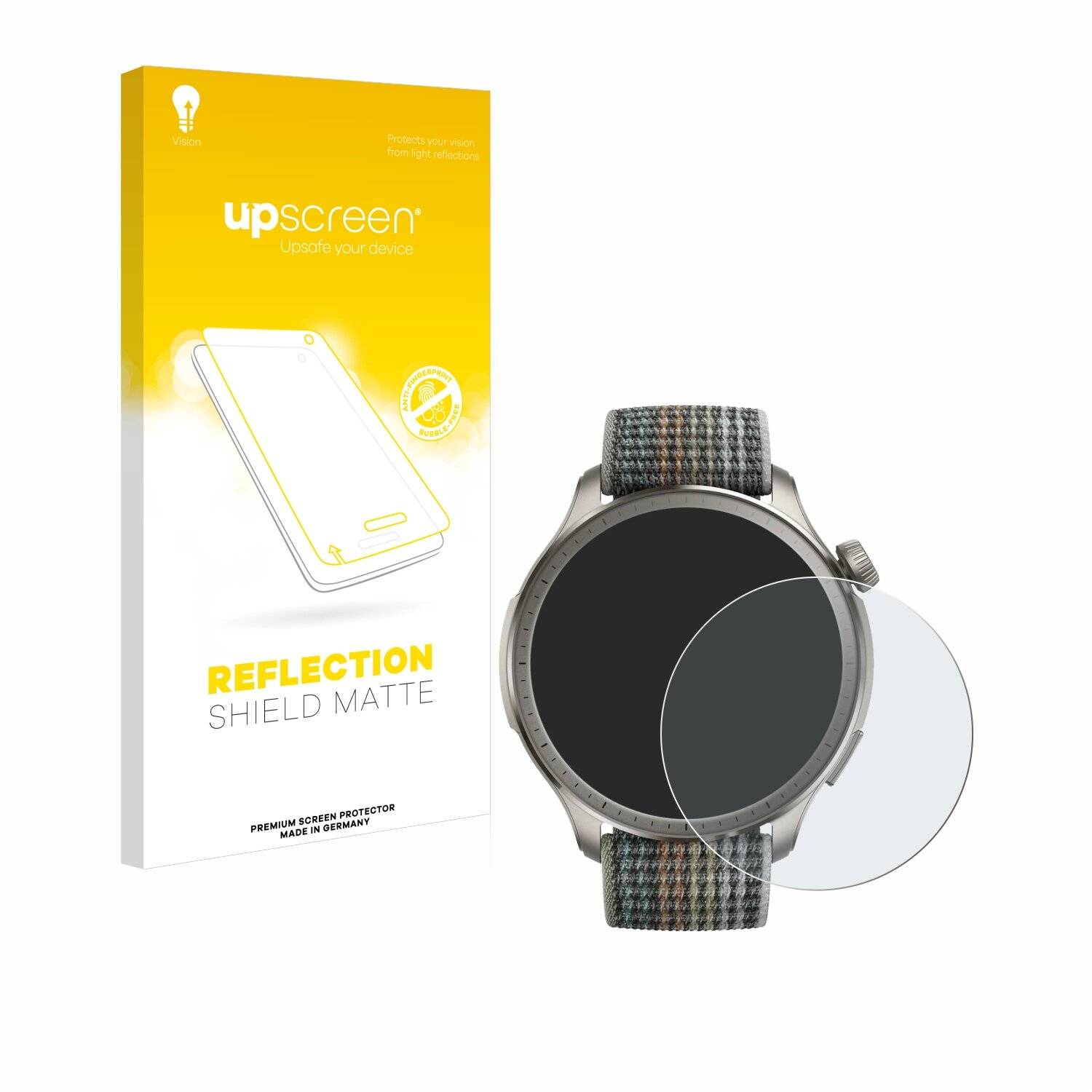 upscreen Reflection Shield Matt Schutzfolie für Huami Amazfit