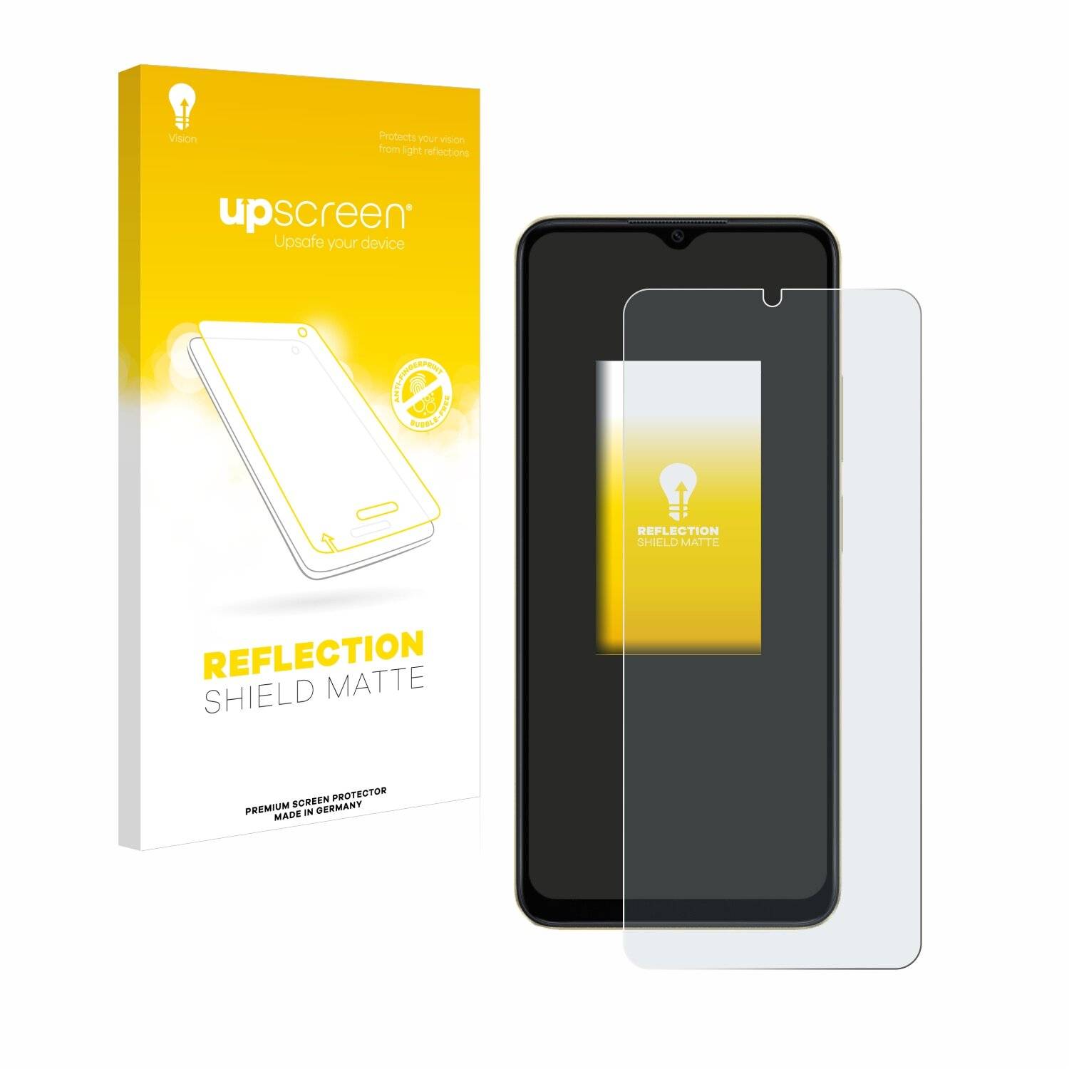 upscreen Reflection Shield Matt Schutzfolie für Oppo