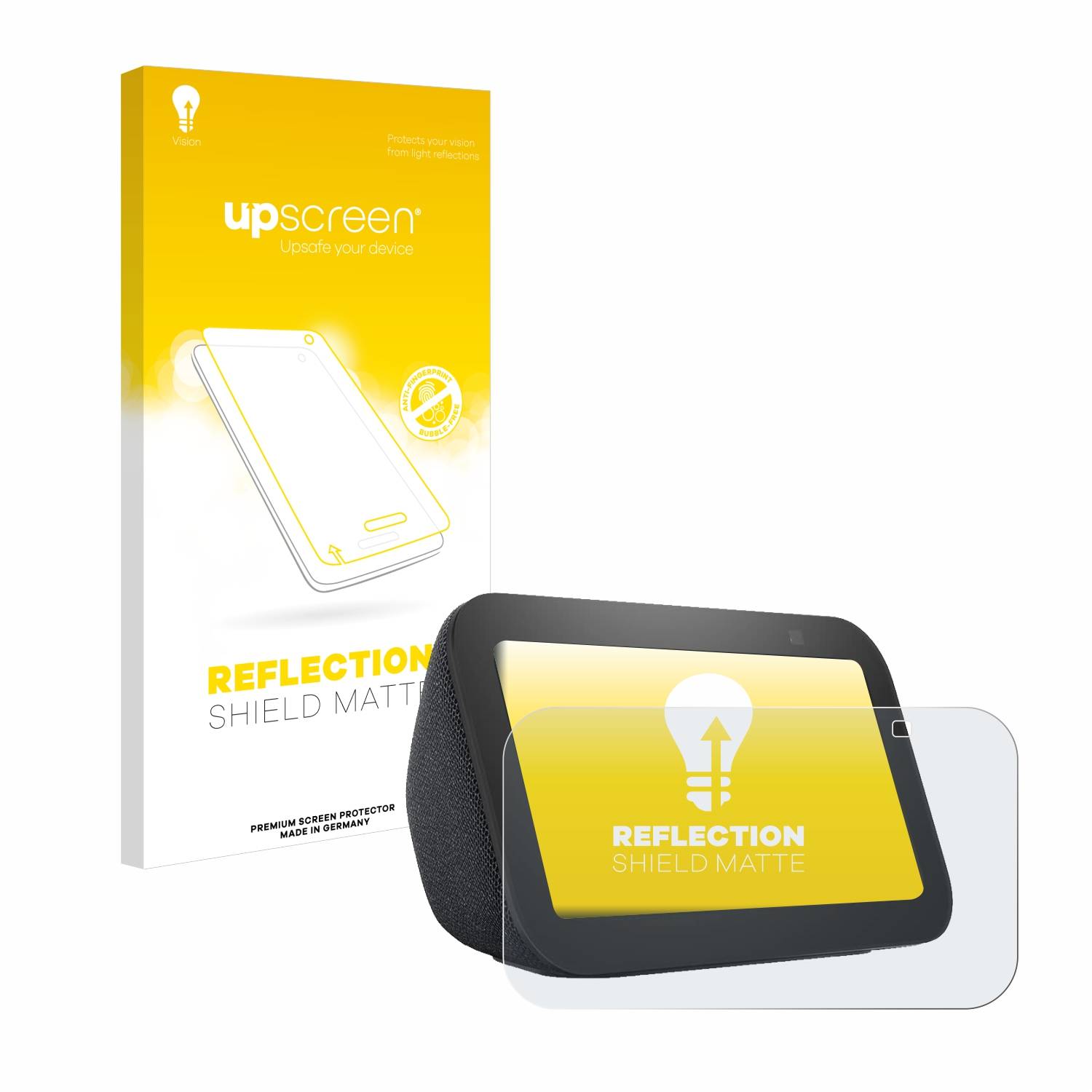upscreen Reflection Shield Matt Schutzfolie für Amazon Echo Show 5 (3. Gen.)