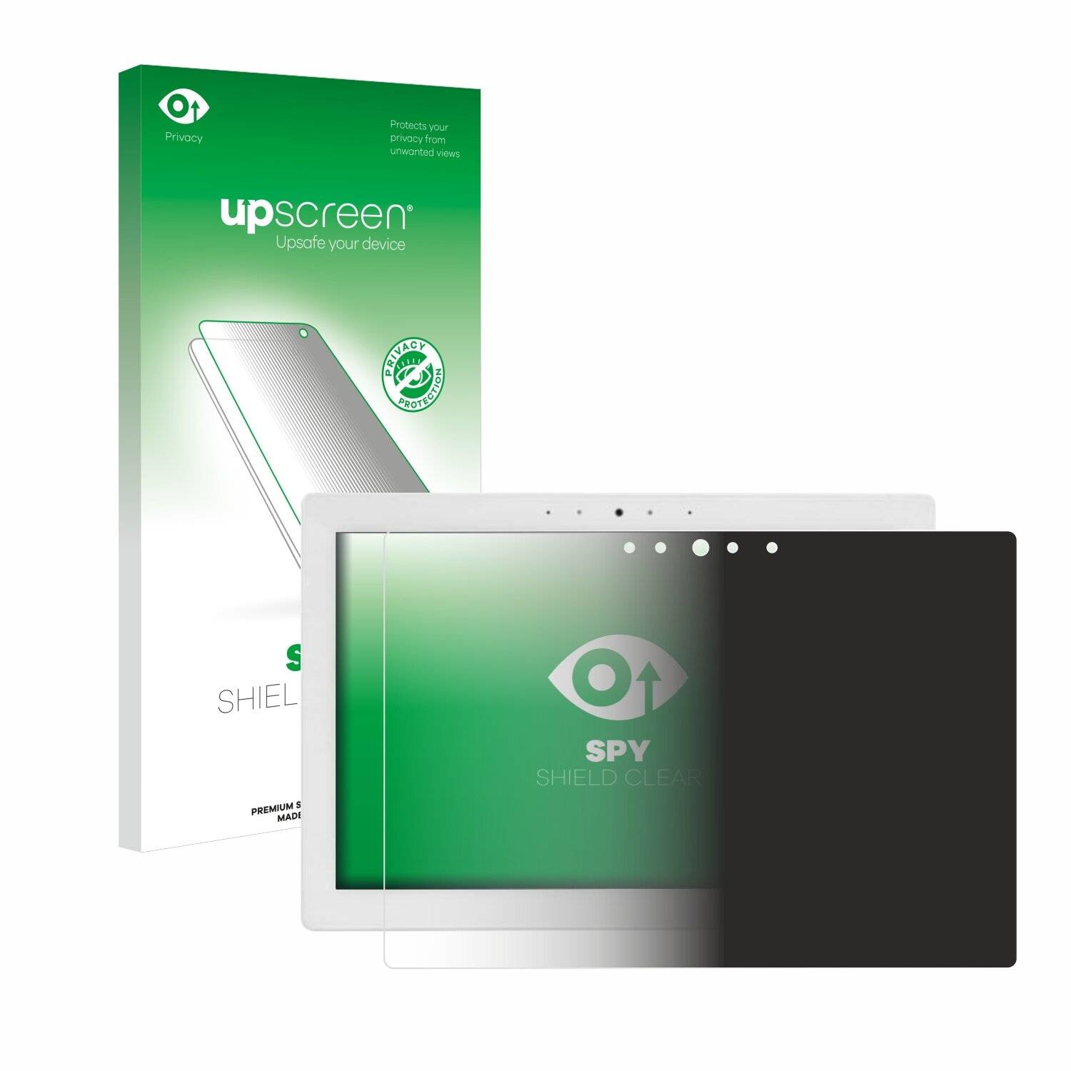 upscreen Spy Shield Sichtschutz-Folie für Control 4 T4 8 In-Wall Touchscreen