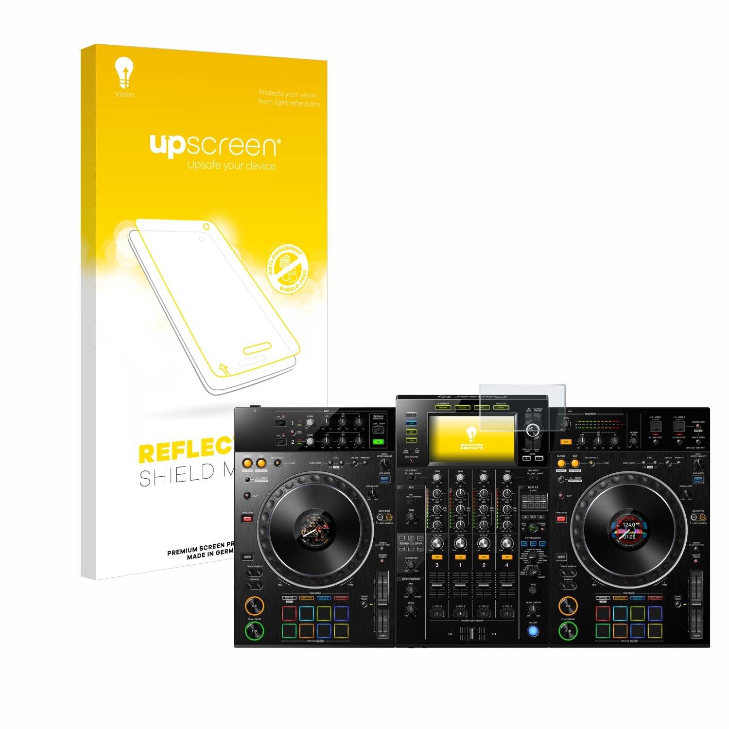 upscreen Reflection Shield Matt Schutzfolie für Pioneer XDJ