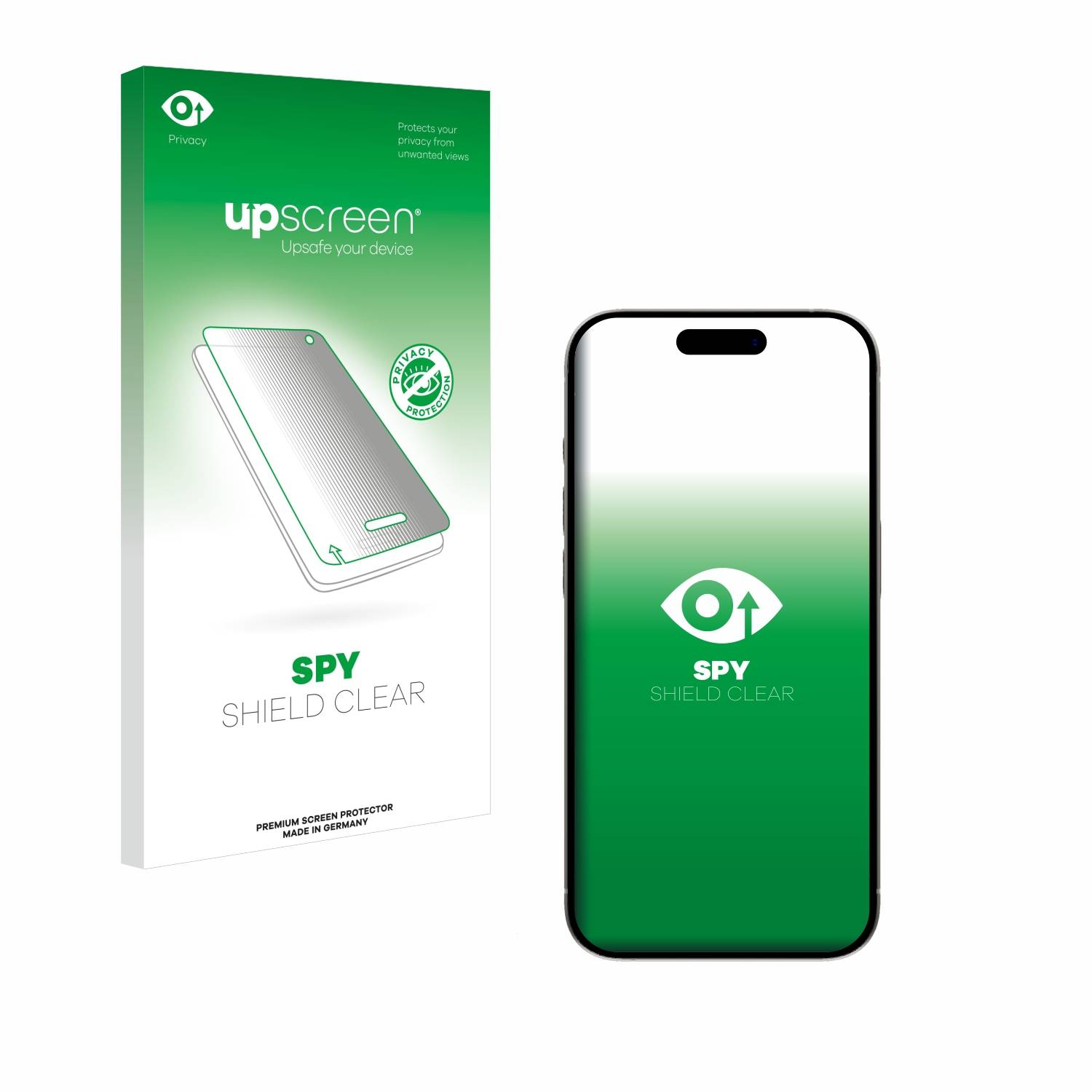 upscreen Spy Shield Sichtschutz-Folie für Apple iPhone 15