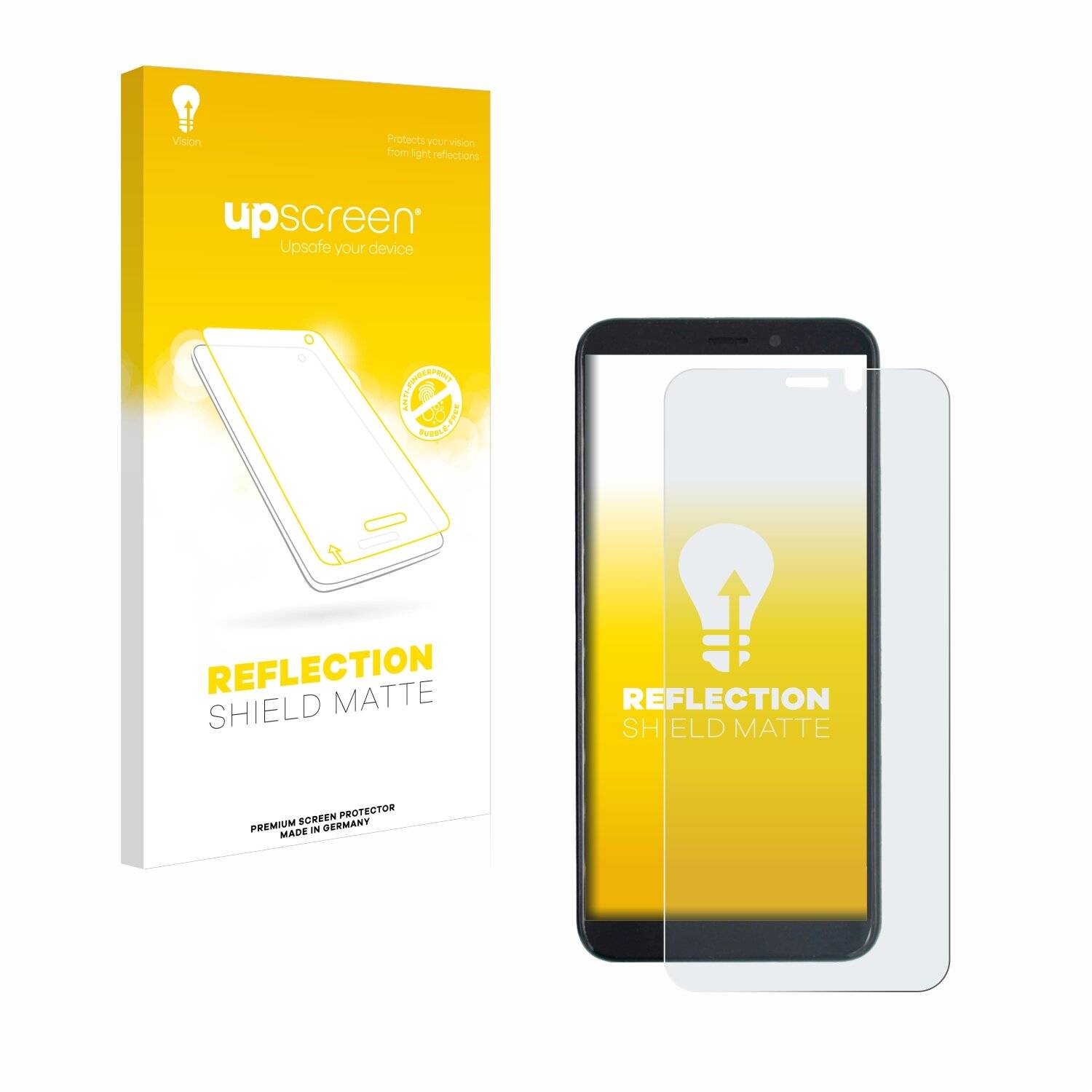 upscreen Reflection Shield Matt Schutzfolie für PINEPHONE Beta