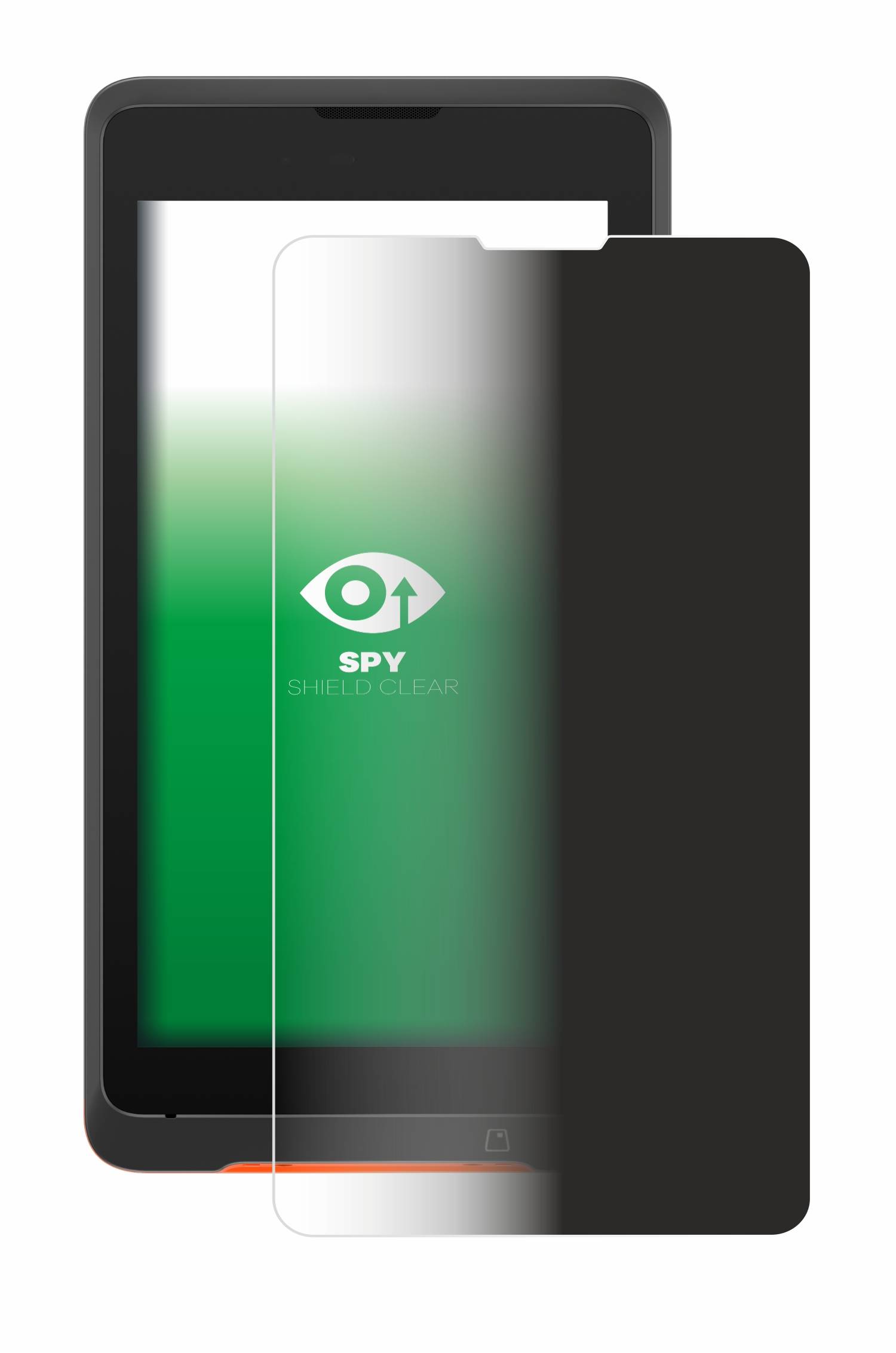 upscreen Spy Shield Sichtschutz-Folie für Sunmi P2 Lite SE