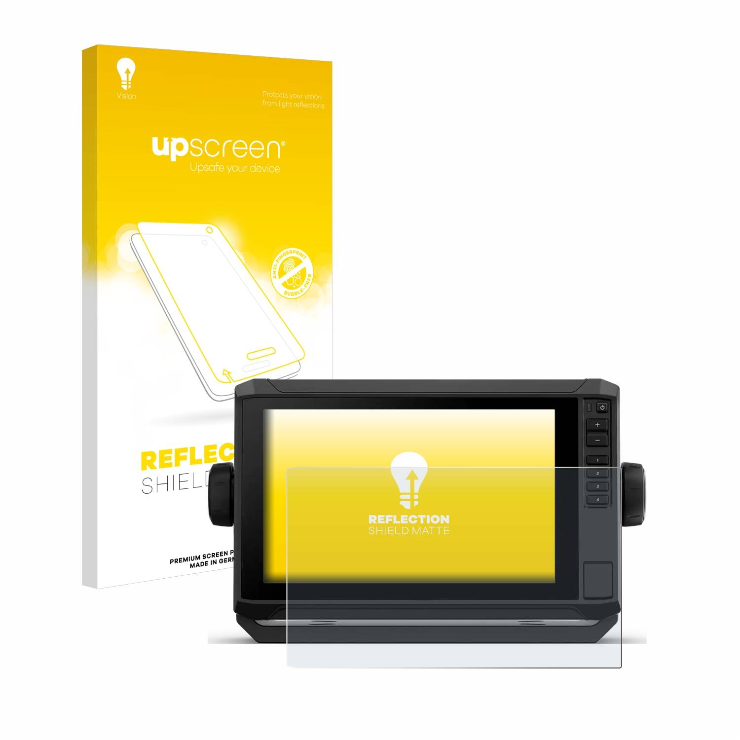 upscreen Reflection Shield Matt Schutzfolie für Garmin ECHOMAP UHD2 9