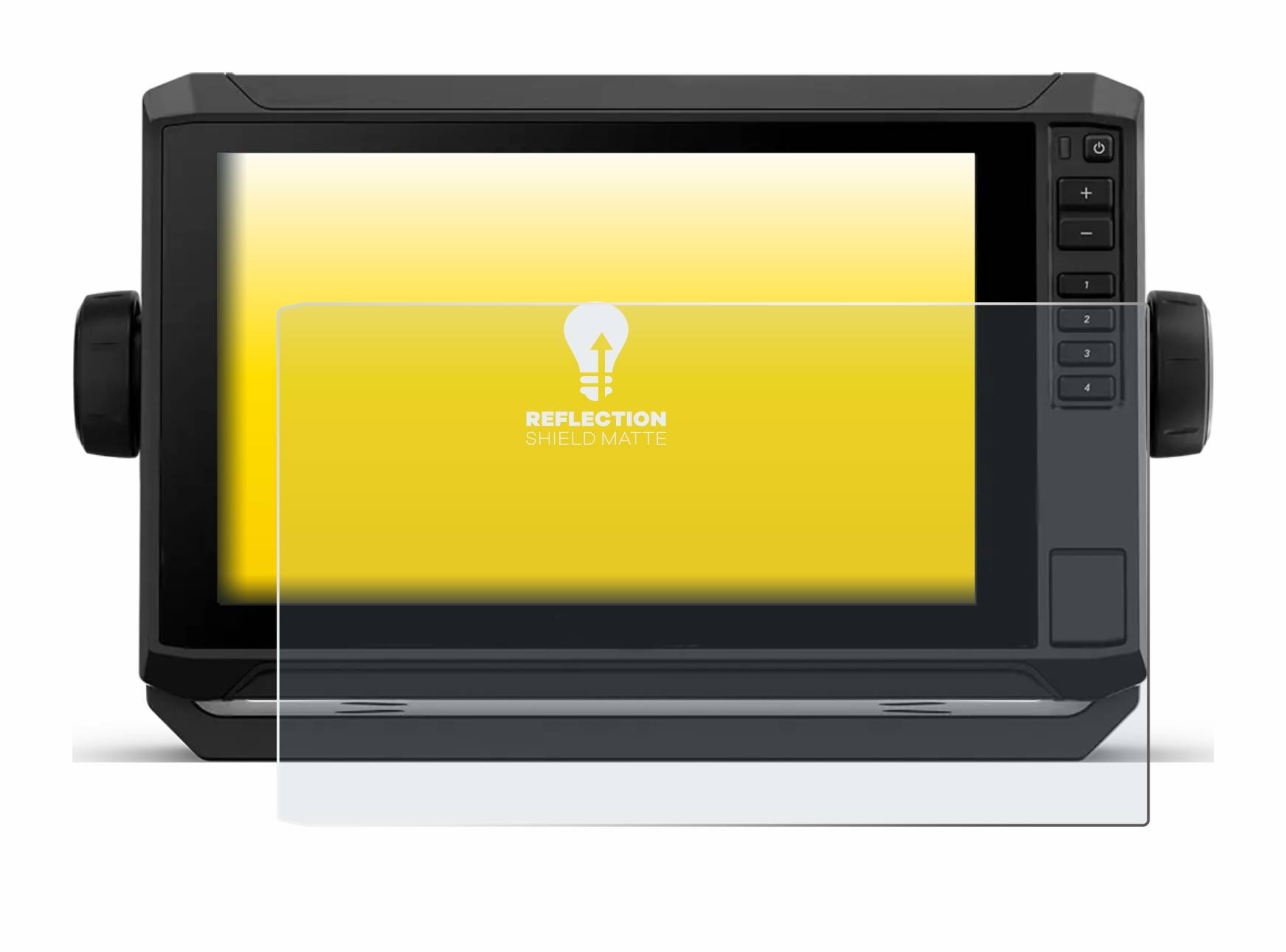 upscreen Reflection Shield Matt Schutzfolie für Garmin ECHOMAP UHD2 9
