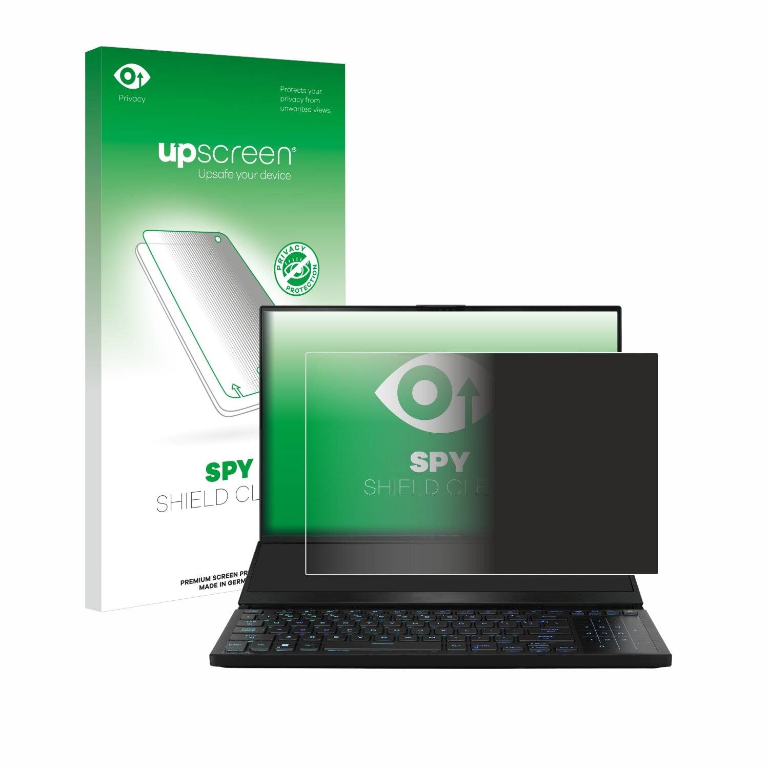 upscreen Spy Shield Sichtschutz-Folie für ASUS ROG Zephyrus Duo 16