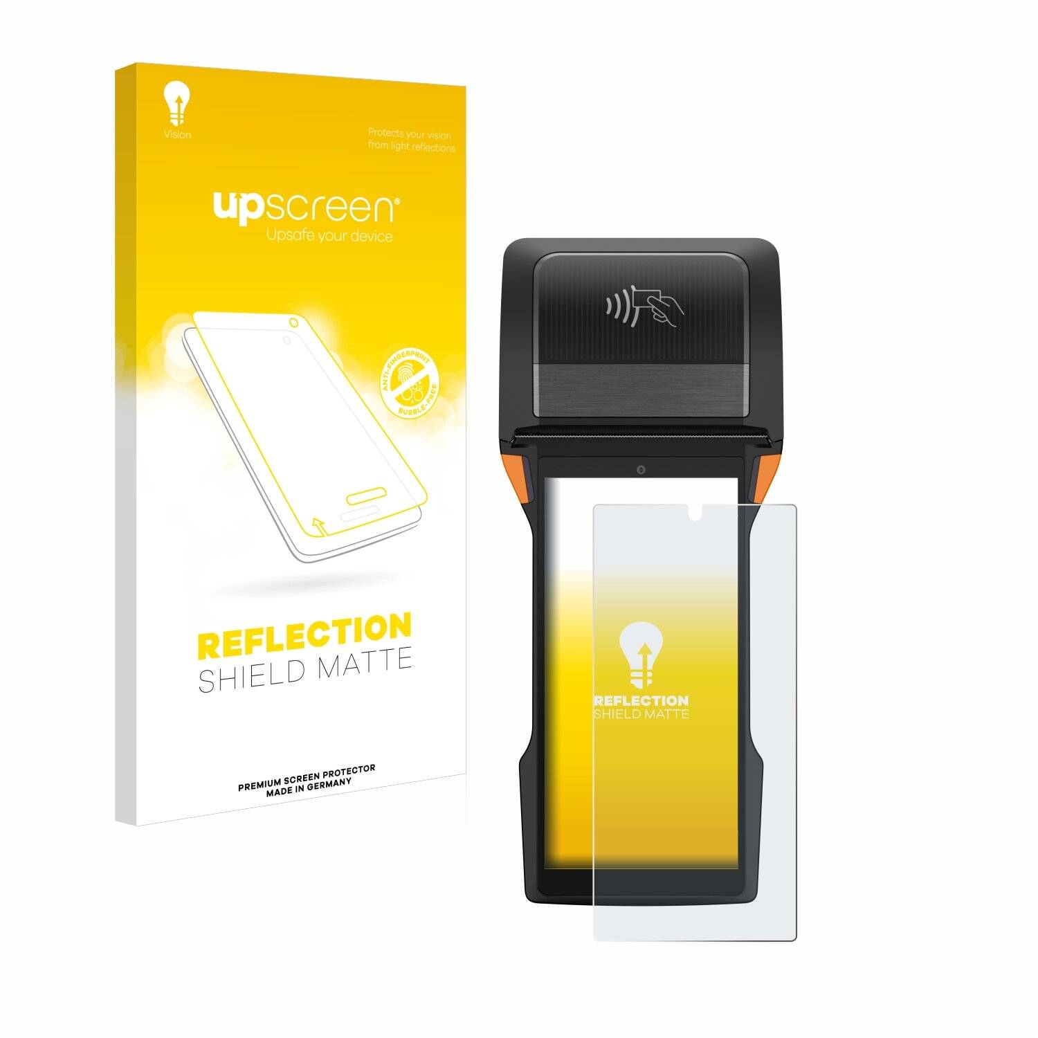 upscreen Reflection Shield Matt Schutzfolie für Sunmi V2s