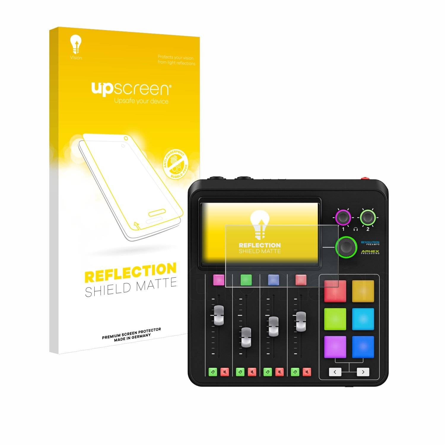 upscreen Reflection Shield Matt Schutzfolie für Rode Rodecaster