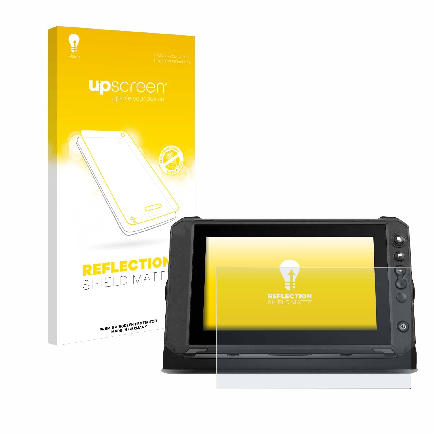 upscreen Reflection Shield Matt Schutzfolie für Lowrance Elite FS 9
