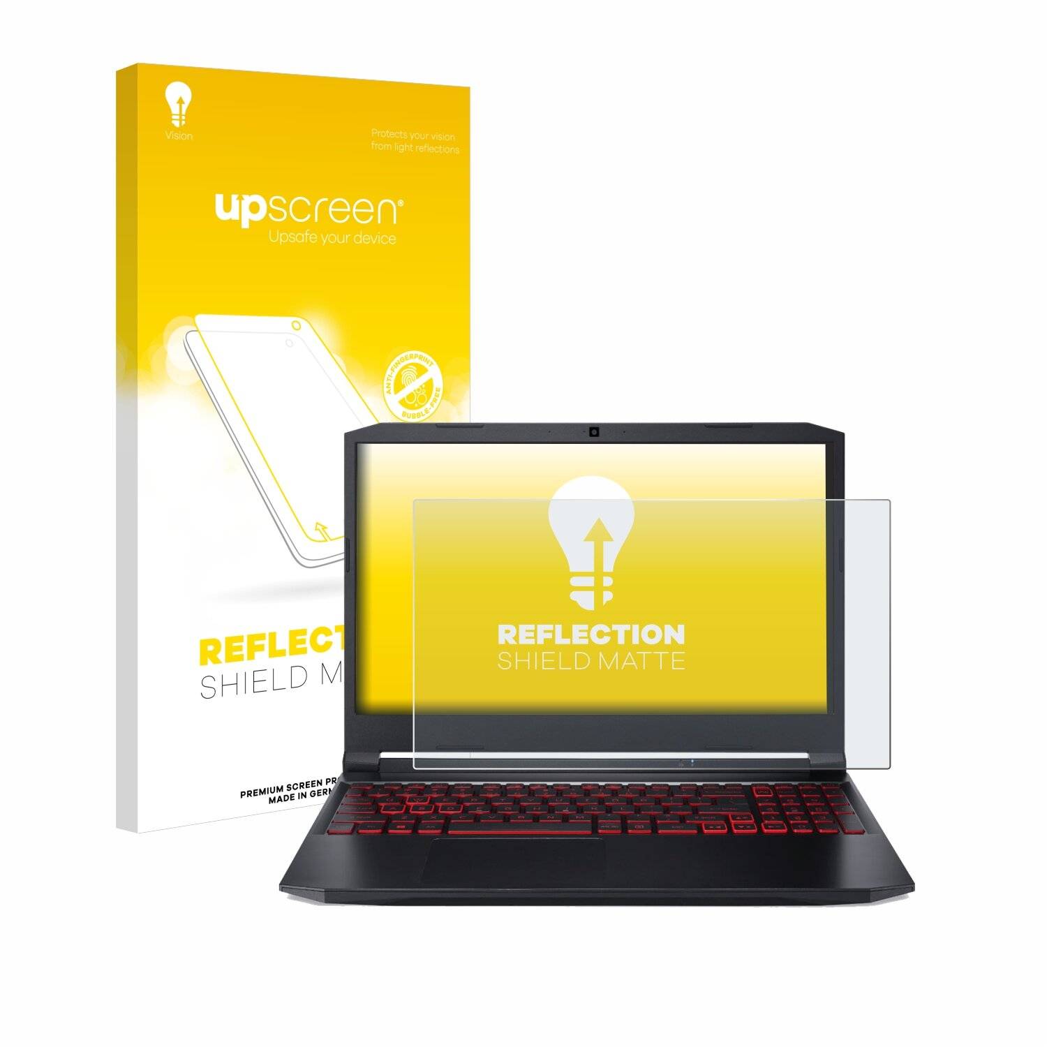 upscreen Reflection Shield Matt Schutzfolie für Acer Nitro 5 Gaming