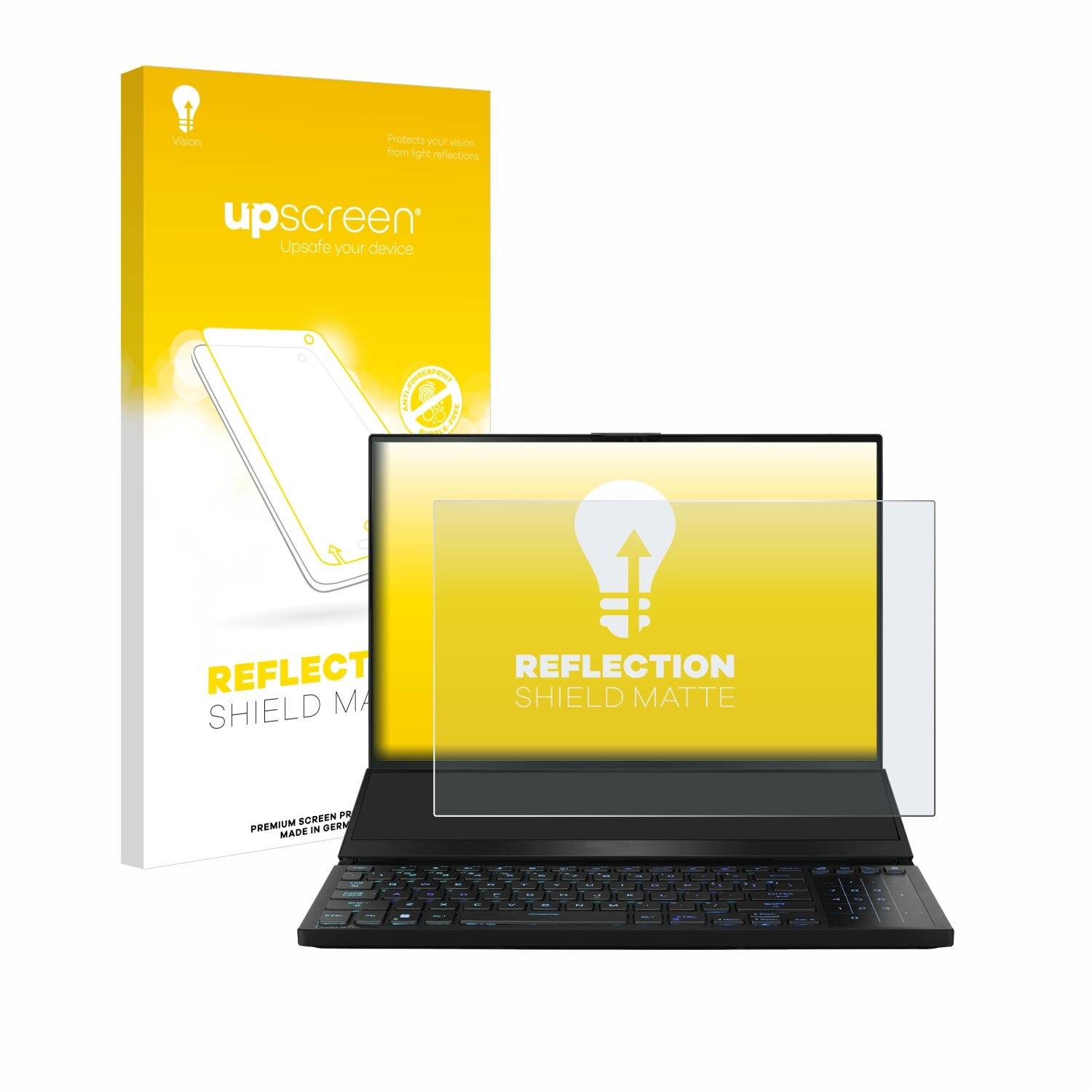 upscreen Reflection Shield Matt Schutzfolie für ASUS ROG Zephyrus Duo 16
