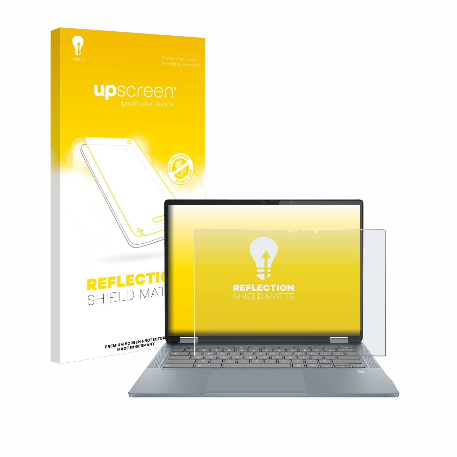 upscreen Reflection Shield Matt Schutzfolie für Lenovo IdeaPad Flex 5i Chromebook 14 Gen