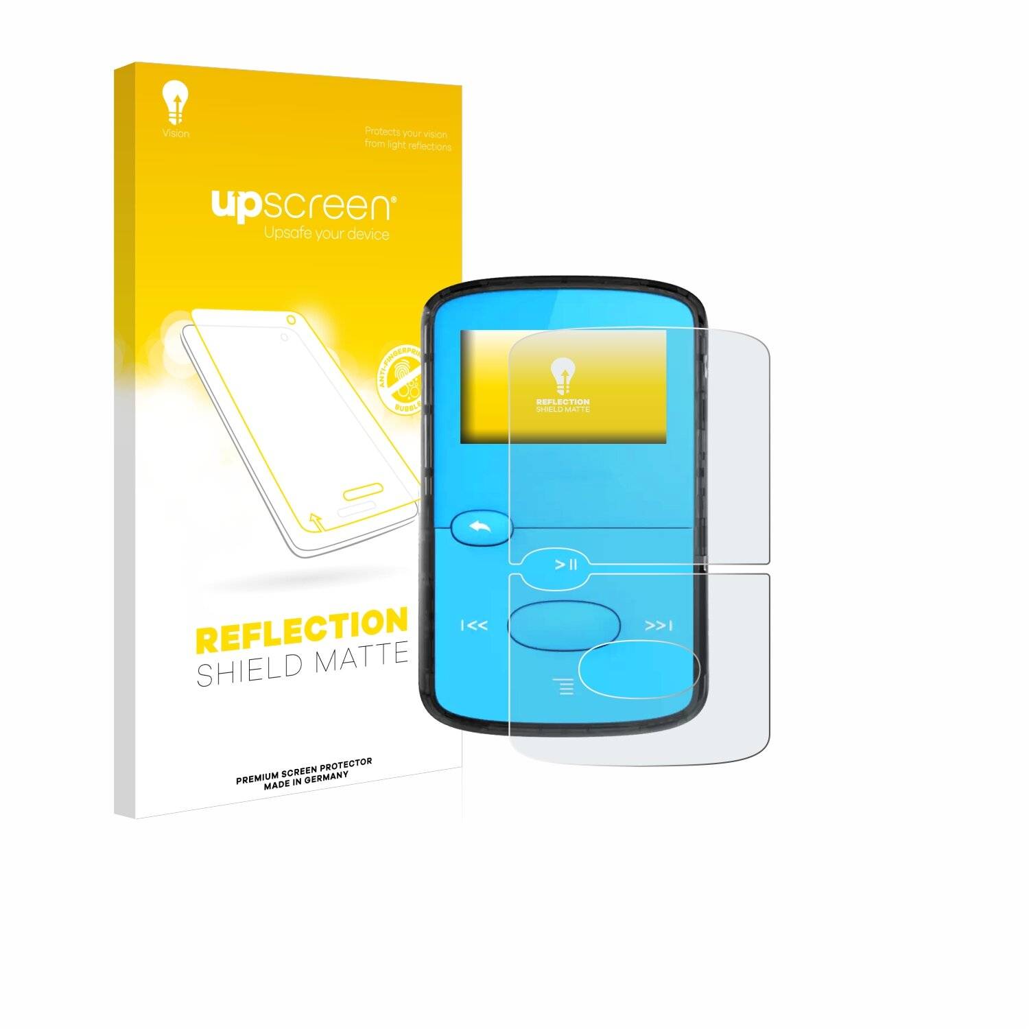 upscreen Reflection Shield Matt Schutzfolie für SanDisk Clip
