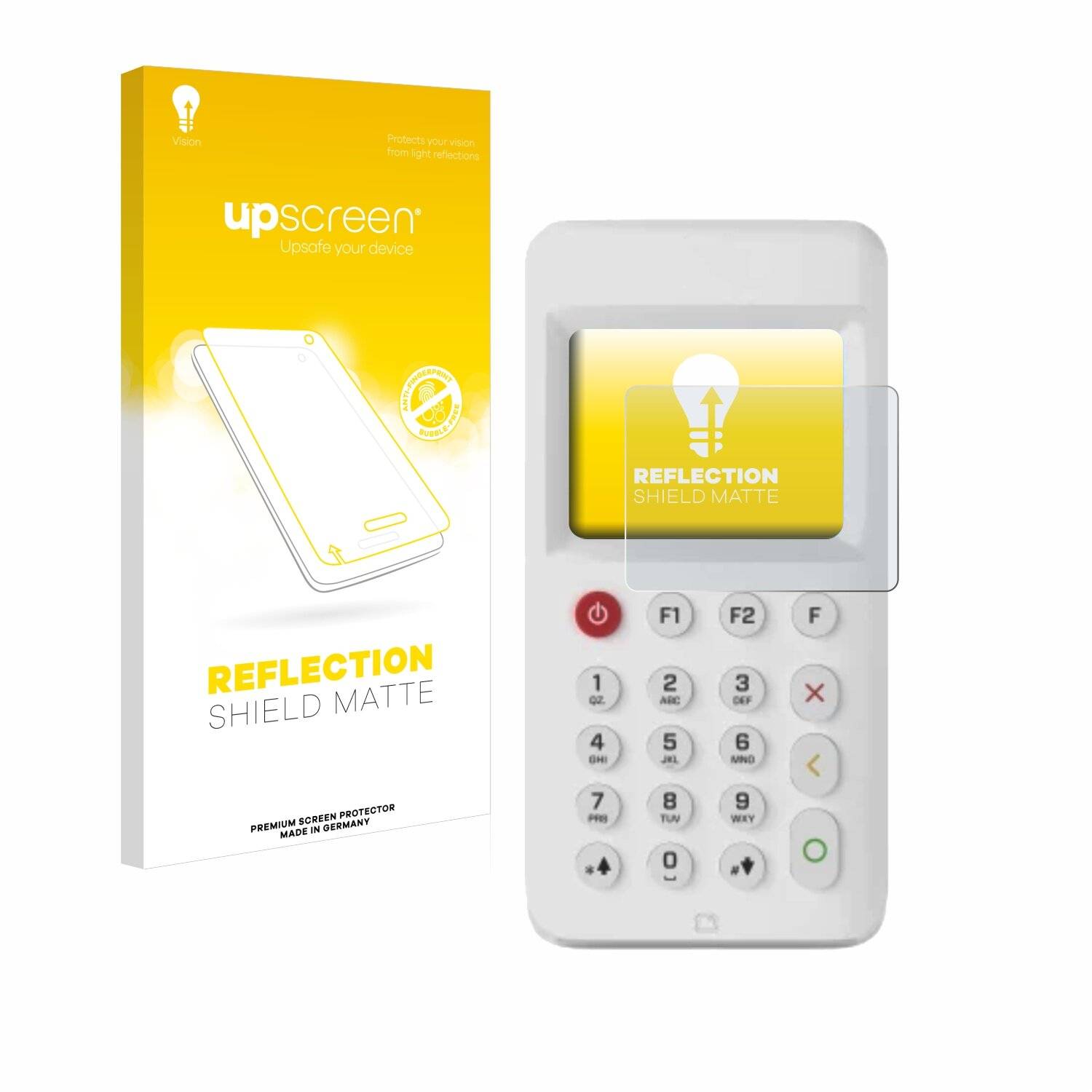 upscreen Reflection Shield Matt Schutzfolie für myPOS Go