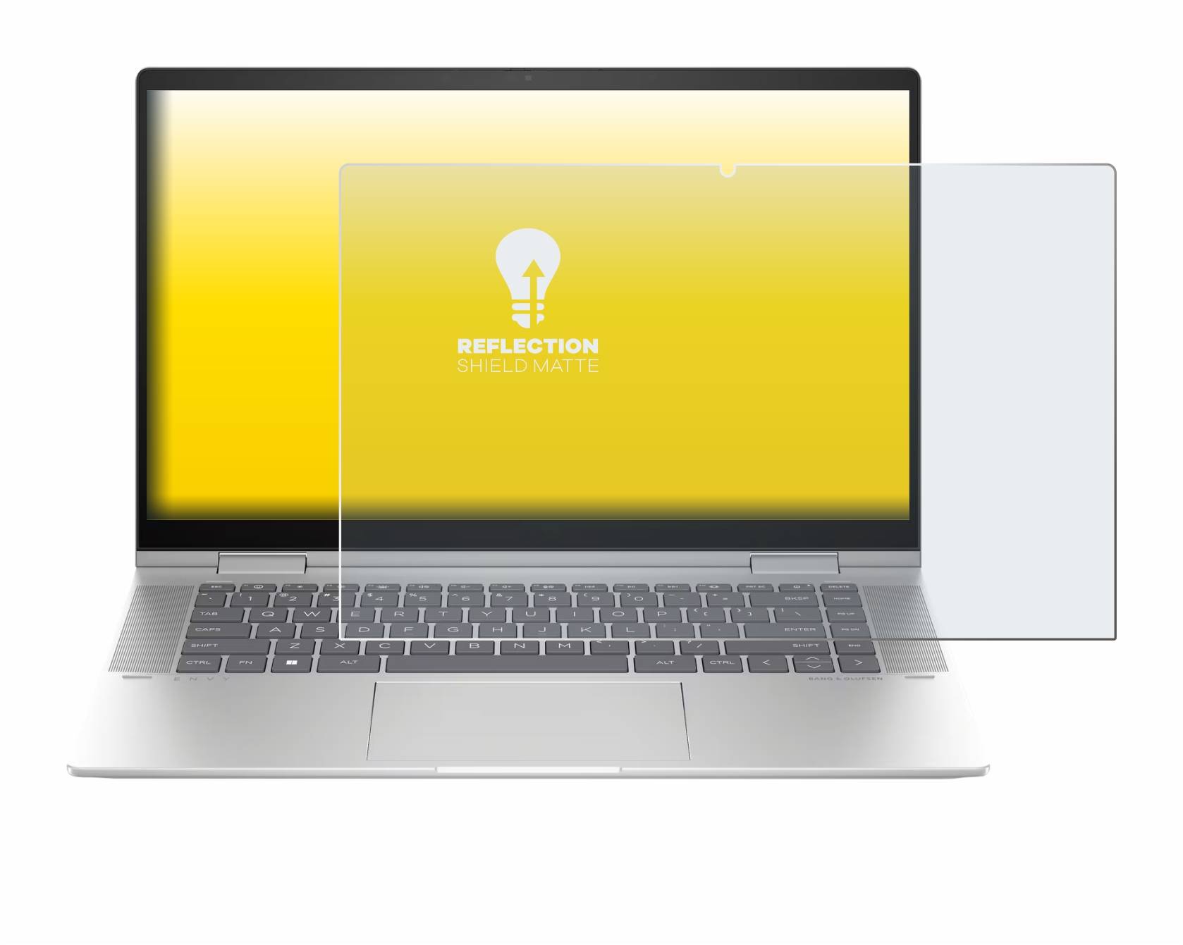 upscreen Reflection Shield Matt Schutzfolie für HP Envy x360 2-in-1 15-fx
