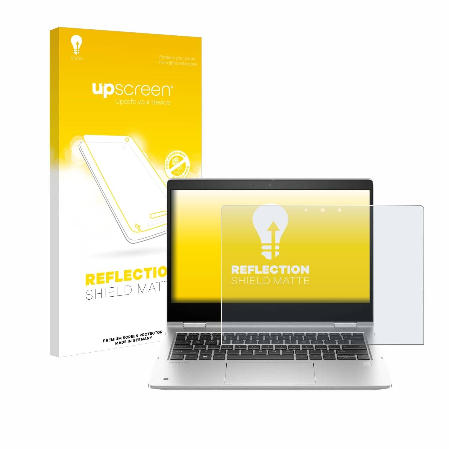 upscreen Reflection Shield Matt Schutzfolie für HP ProBook x360 435