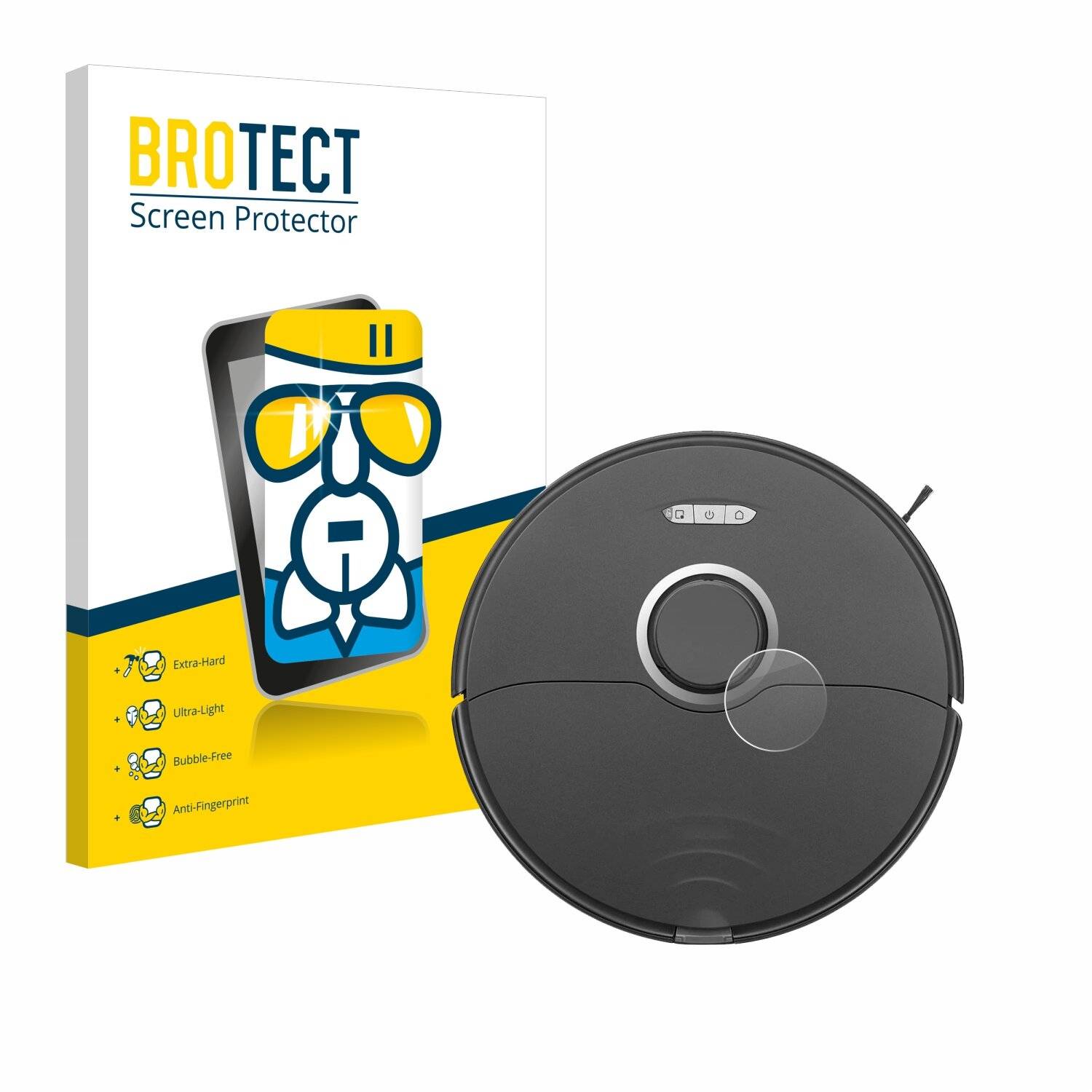 BROTECT AirGlass Glas Panzer-Folie für Roborock S8 Lidar Sensor (nur weißes Modell) -