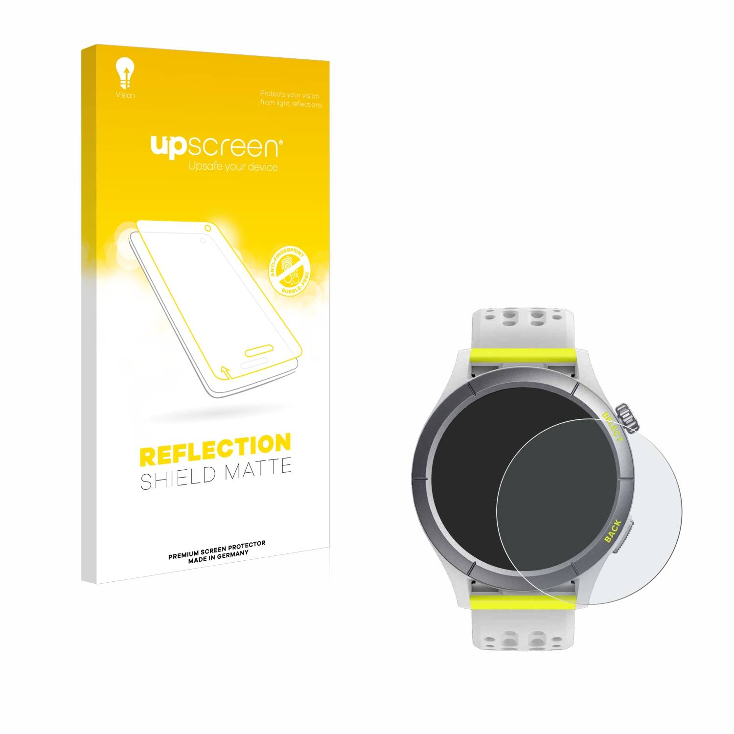 upscreen Reflection Shield Matt Schutzfolie für Huami Amazfit Cheetah