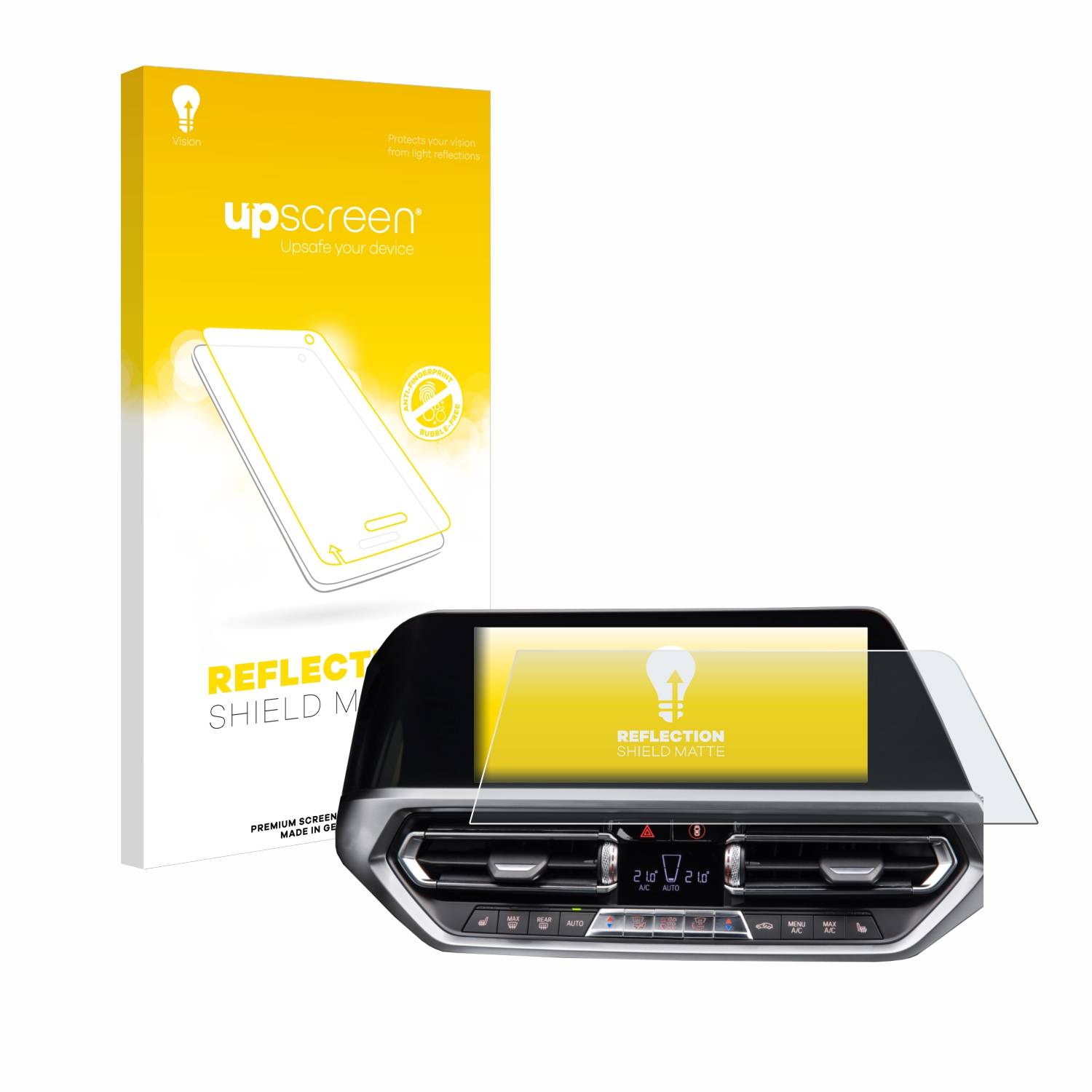 upscreen Reflection Shield Matt Schutzfolie für BMW 3 G20 2020