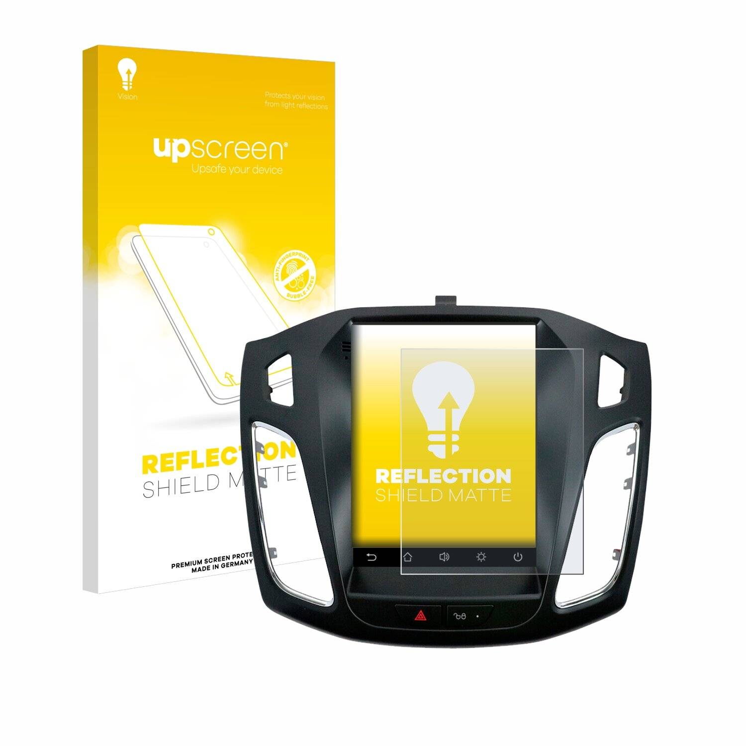 upscreen Reflection Shield Matt Schutzfolie für Isudar Ford/Focus MK3