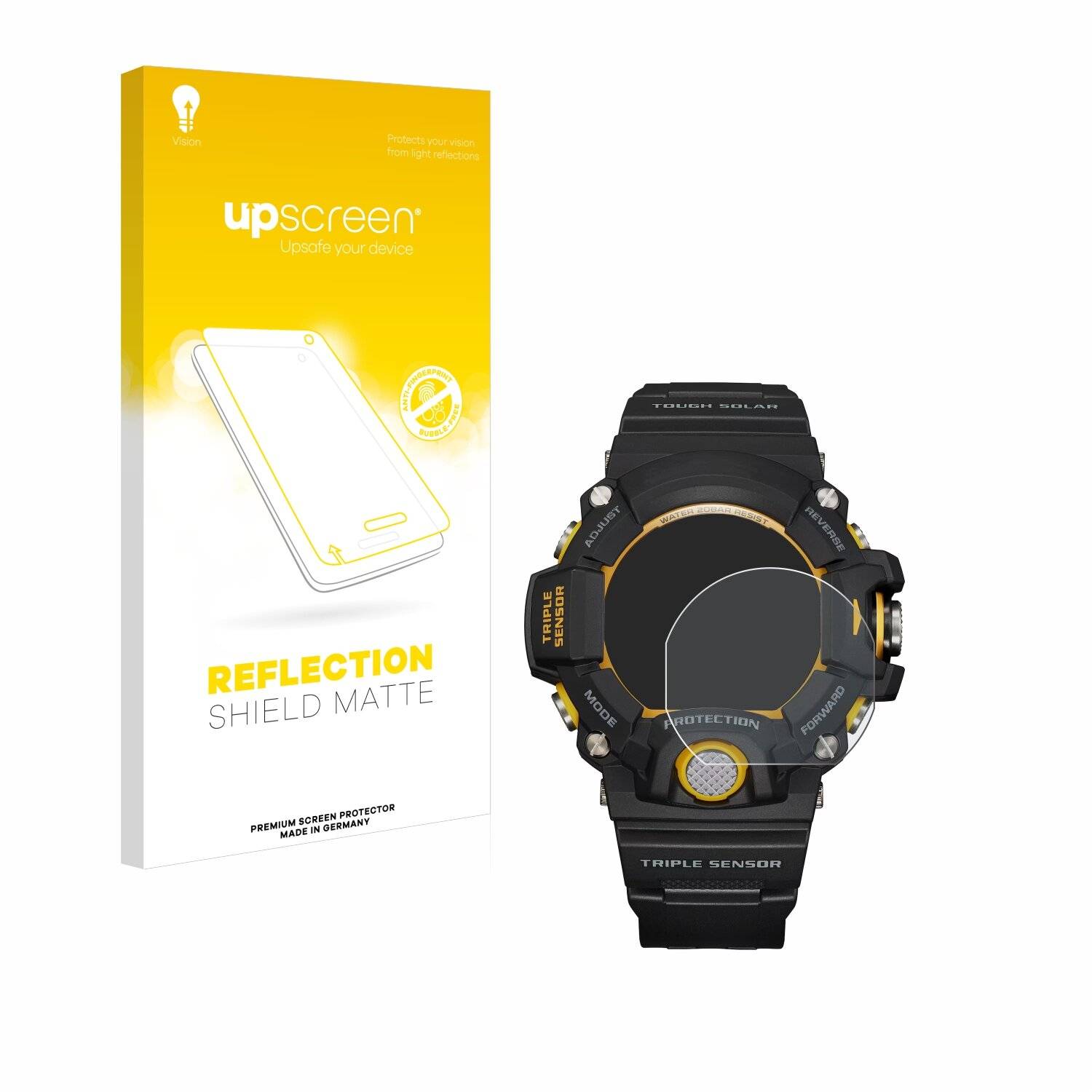 upscreen Reflection Shield Matt Schutzfolie für Casio G-Shock