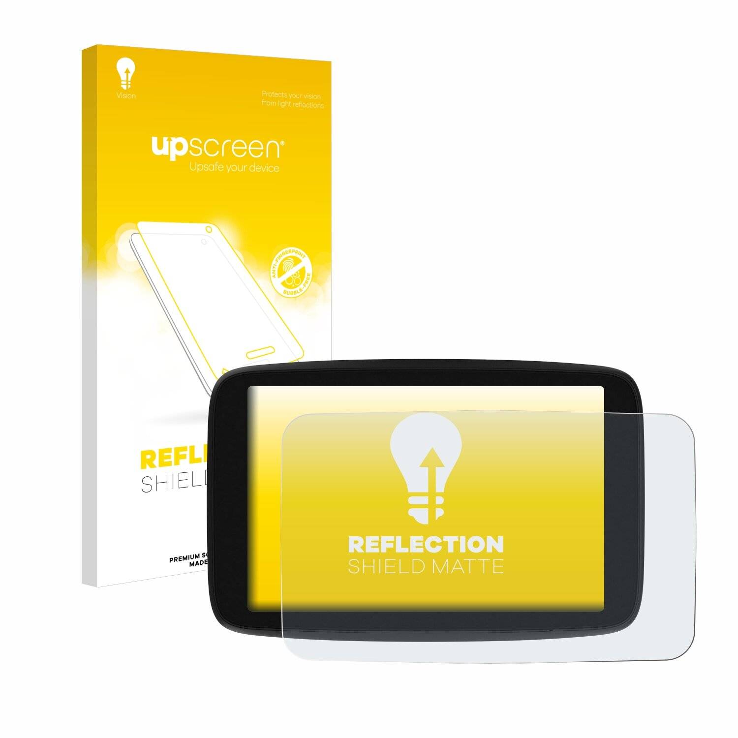 upscreen Reflection Shield Matt Schutzfolie für TomTom Go Navigator 6