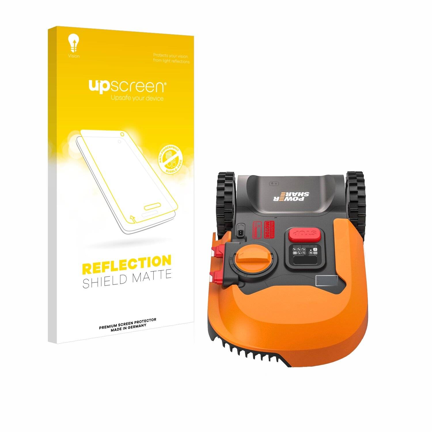 upscreen Reflection Shield Matt Schutzfolie für Worx Landroid M700